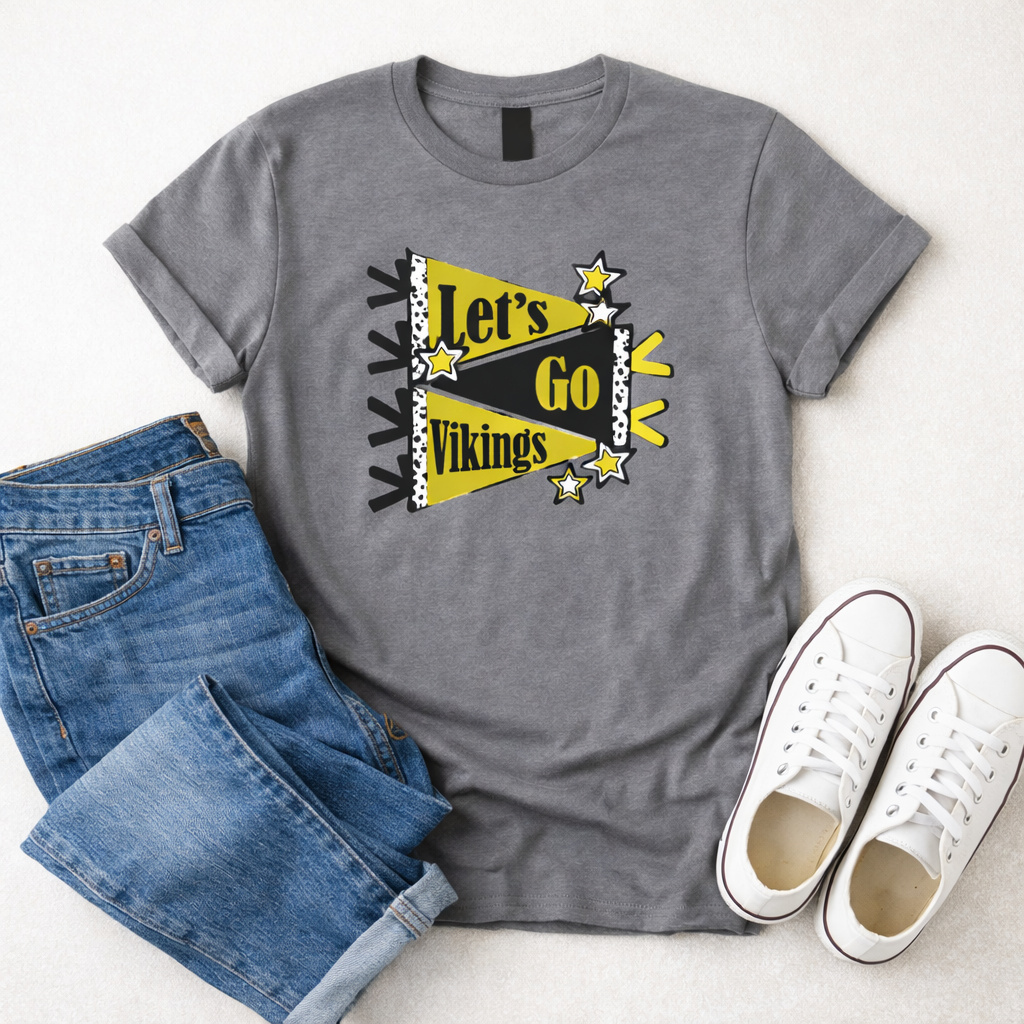 Let's Go Vikings Spirit Wear Tee