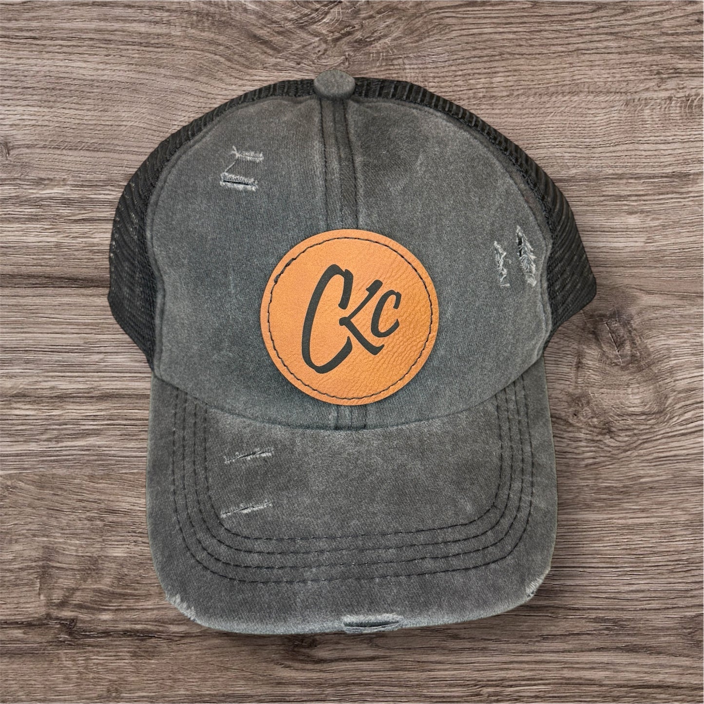 Chorus Kansas City Criss Cross Ponytail Hat (round patch)