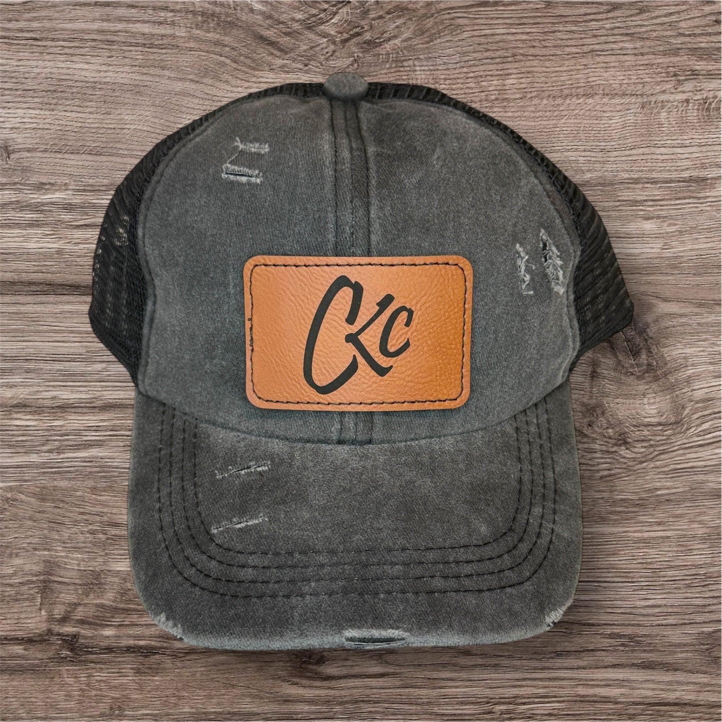 Chorus Kansas City Criss Cross Ponytail Hat (rectangle patch)