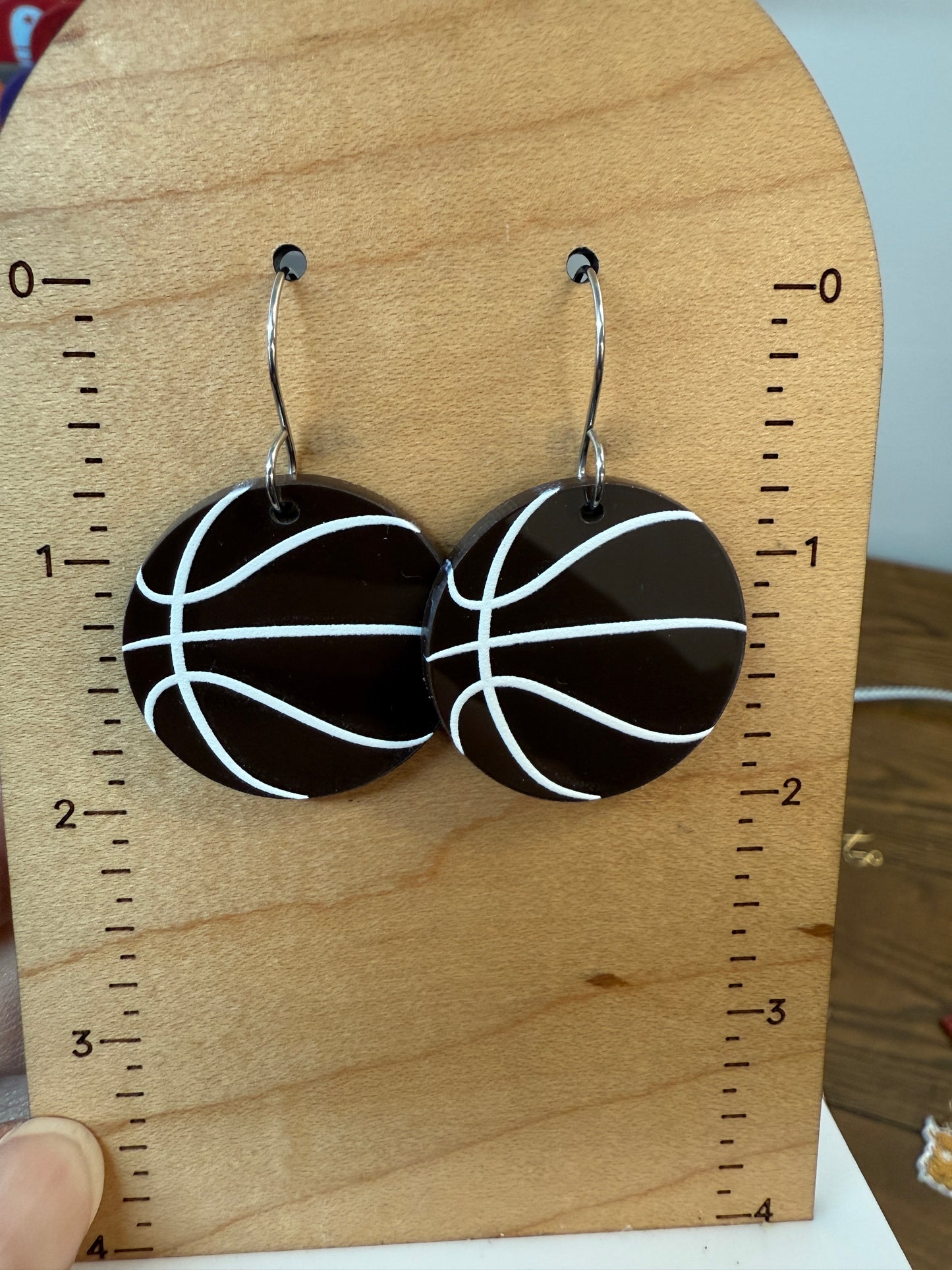 Full-Court UV Printed Basketball Dangles