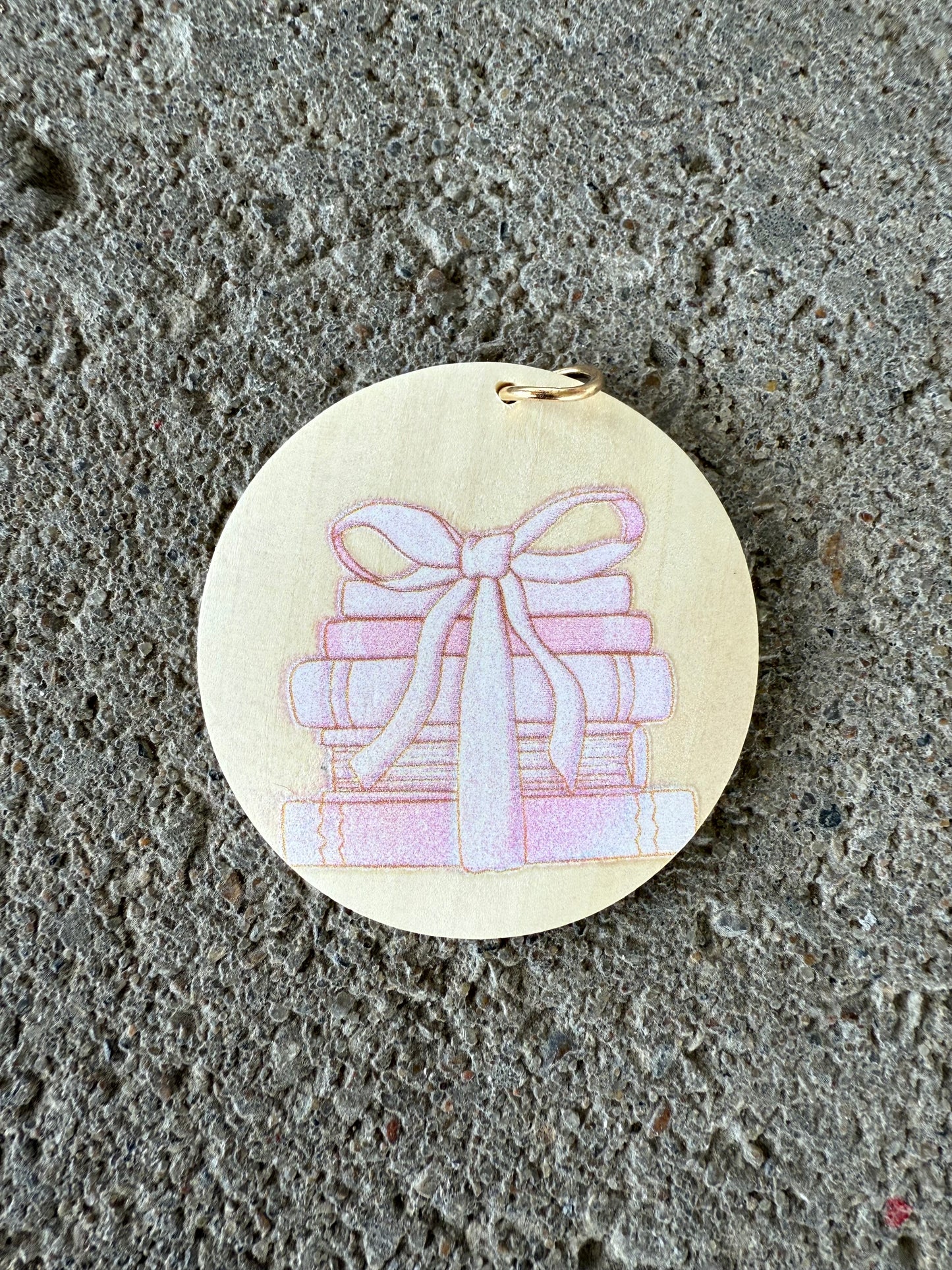 UV Printed Books and Bow Keychain