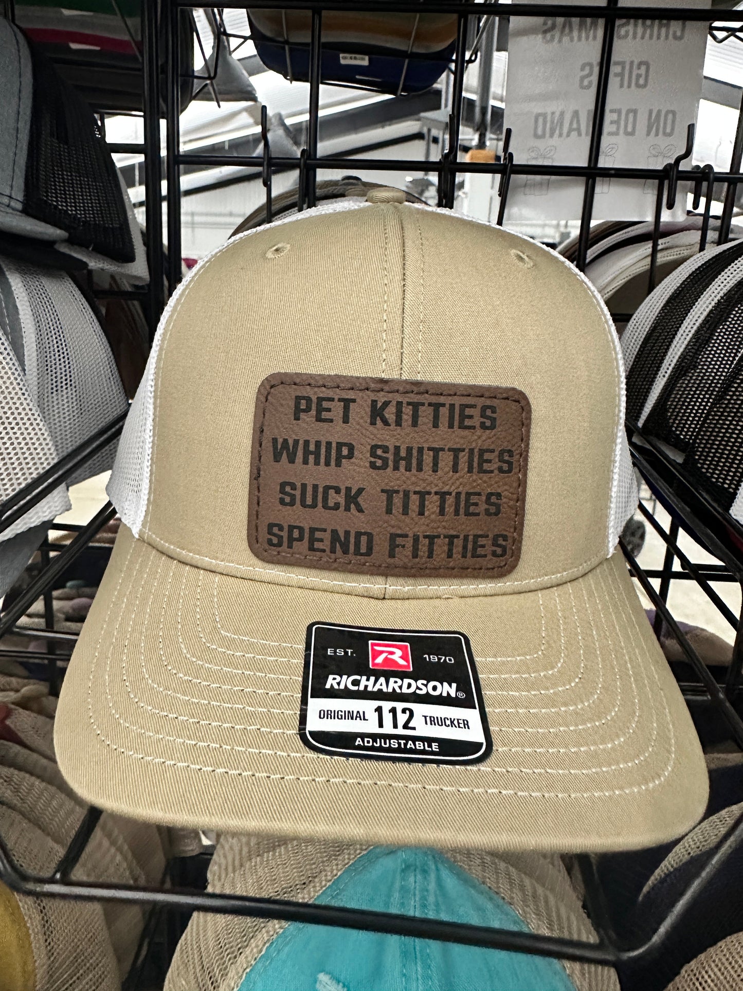 Pet Kitties Spend Fitties Men's Richardson 112 Trucker Hat