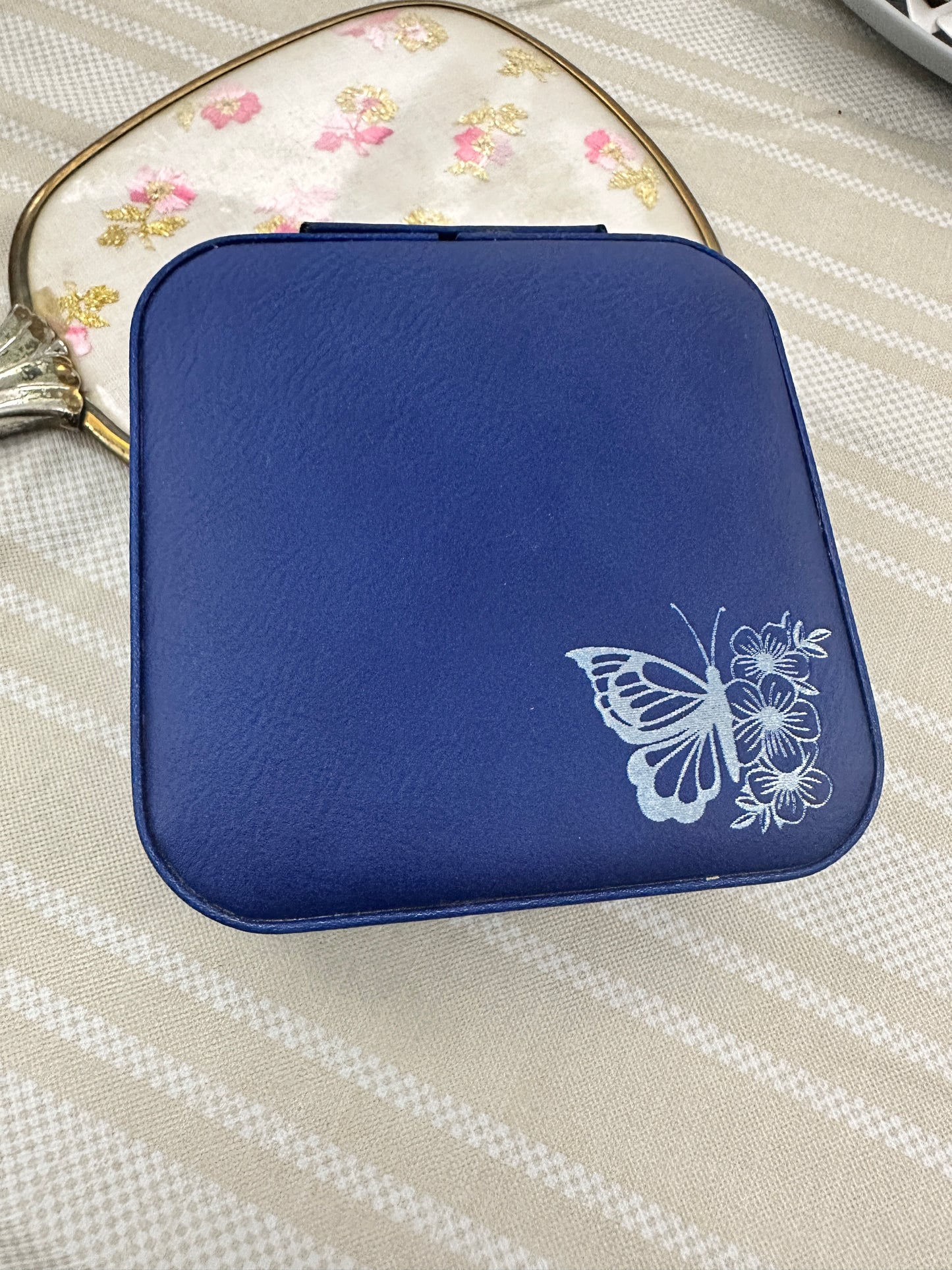 Floral Butterfly Jewelry Box