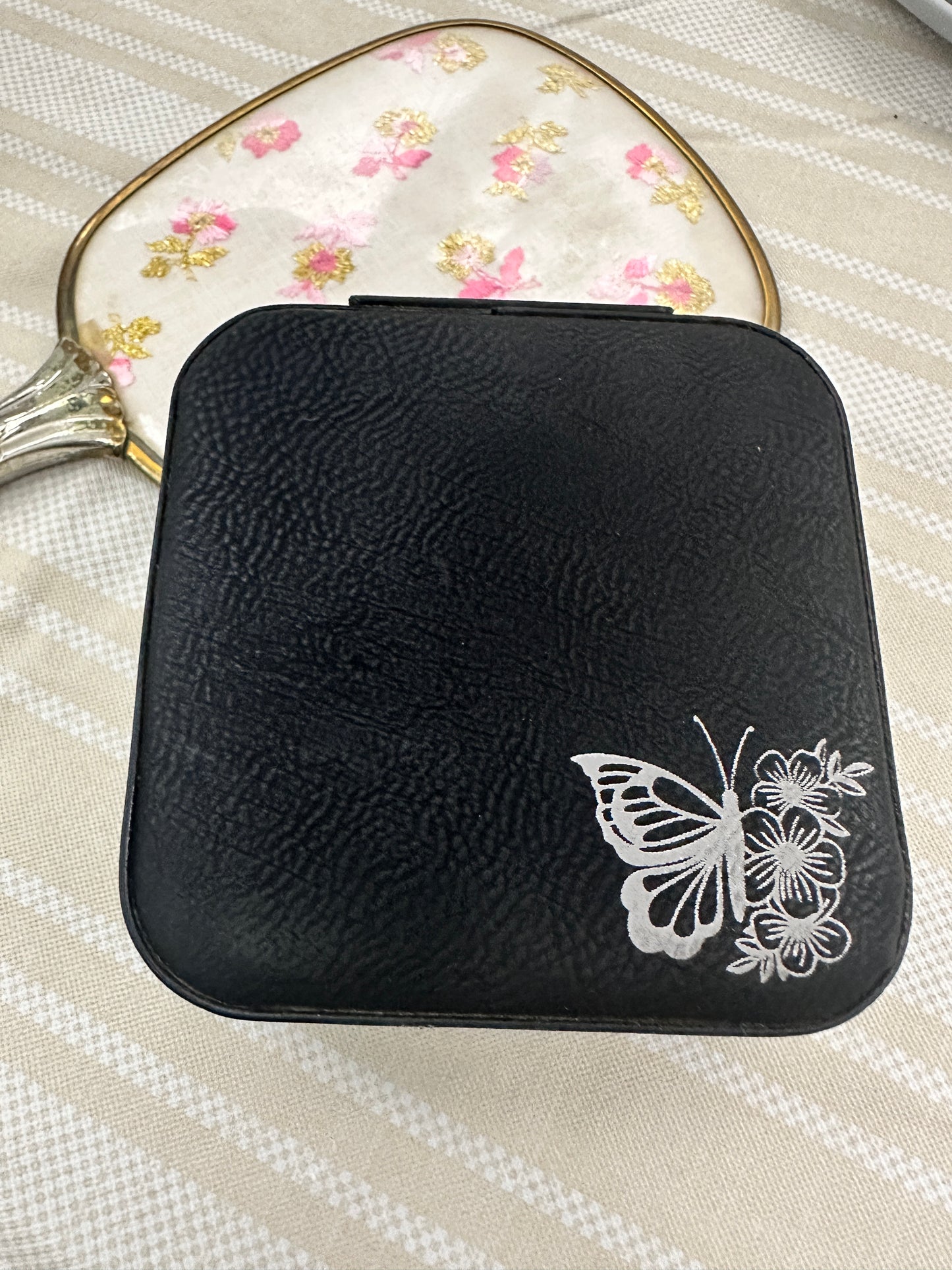 Floral Butterfly Jewelry Box