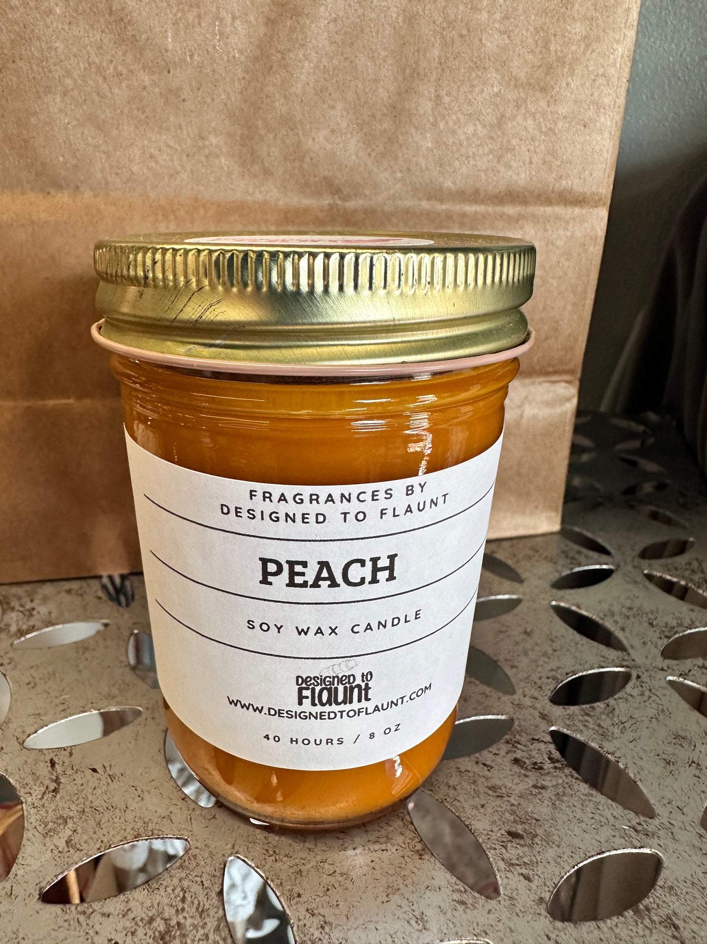 Peach Candle