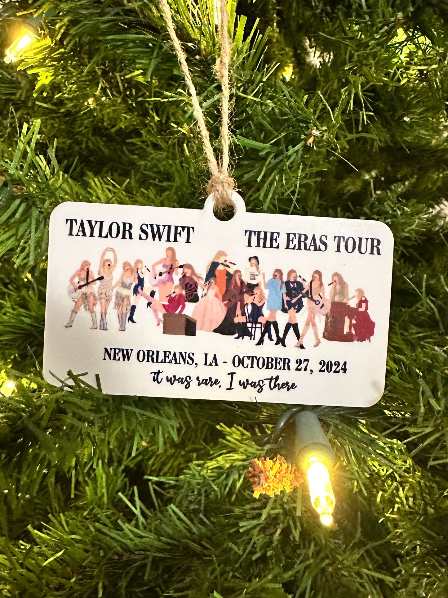 The Eras Tour Customizable Ornament
