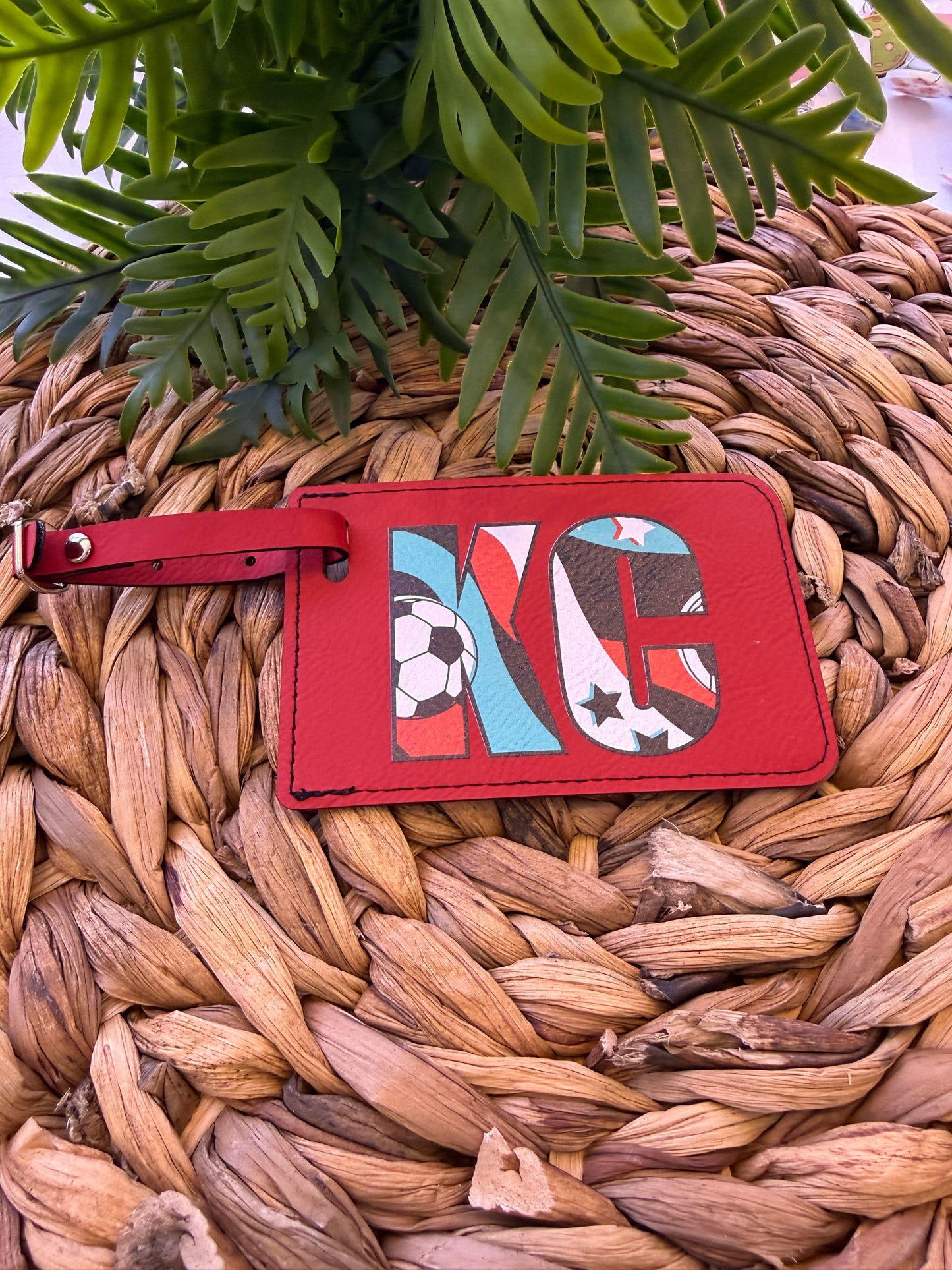 UV Printed Kansas City Soccer Luggage Tag