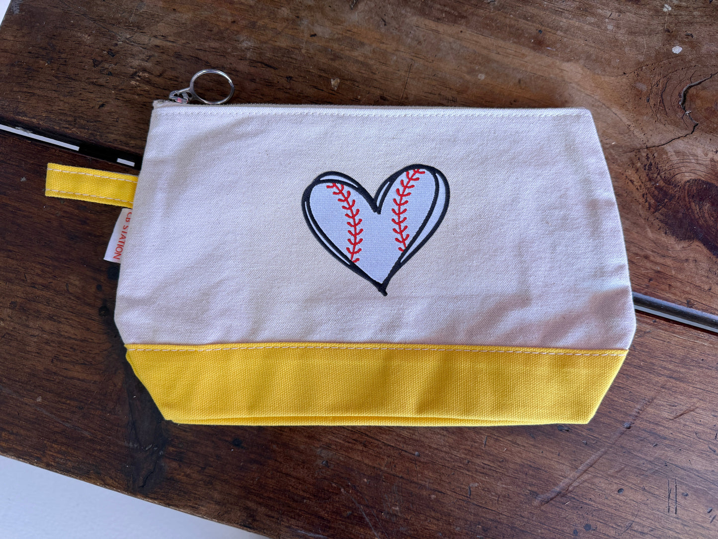 Heart Stitch Cosmetic Bag