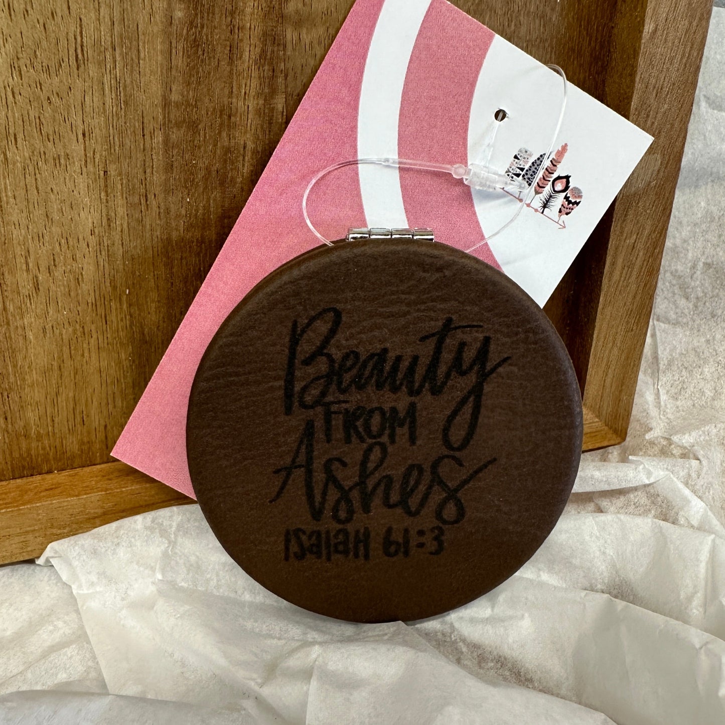 Beauty From Ashes Compact Mirror
