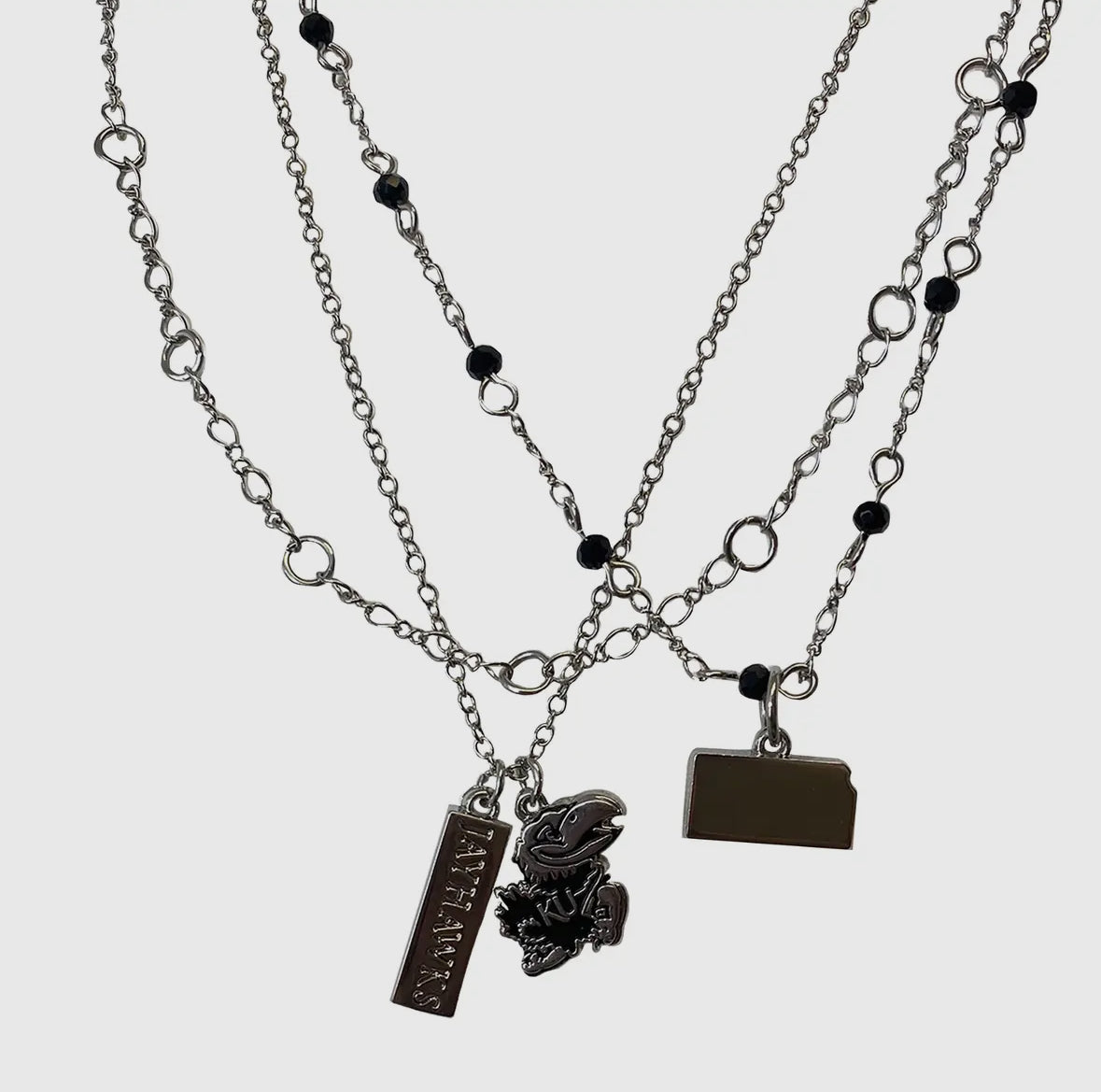 Kansas Jayhawks Multi Logo Necklace