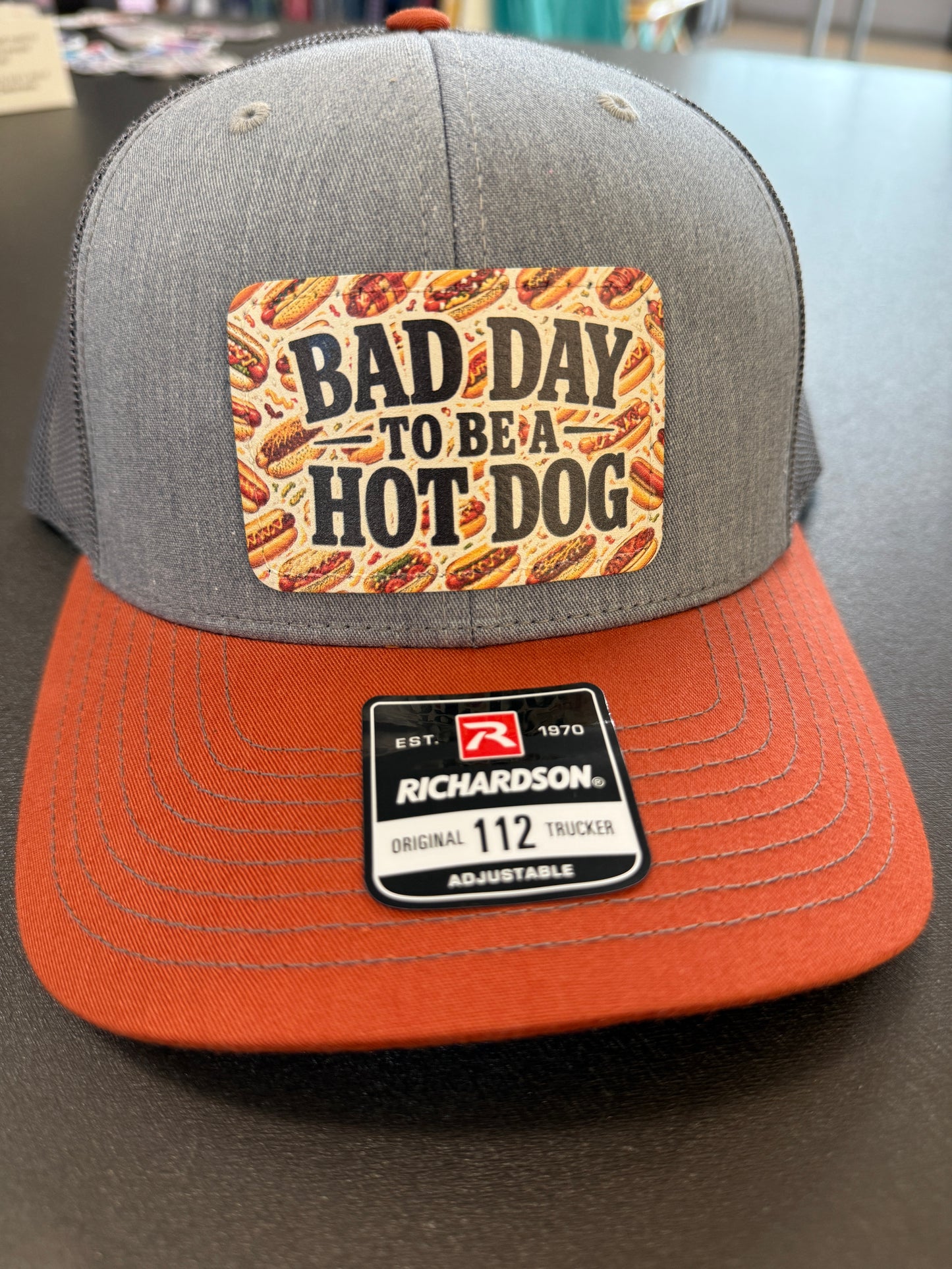 UV Printed Bad Day To Be A Hotdog Richardson 112 Men's Hat