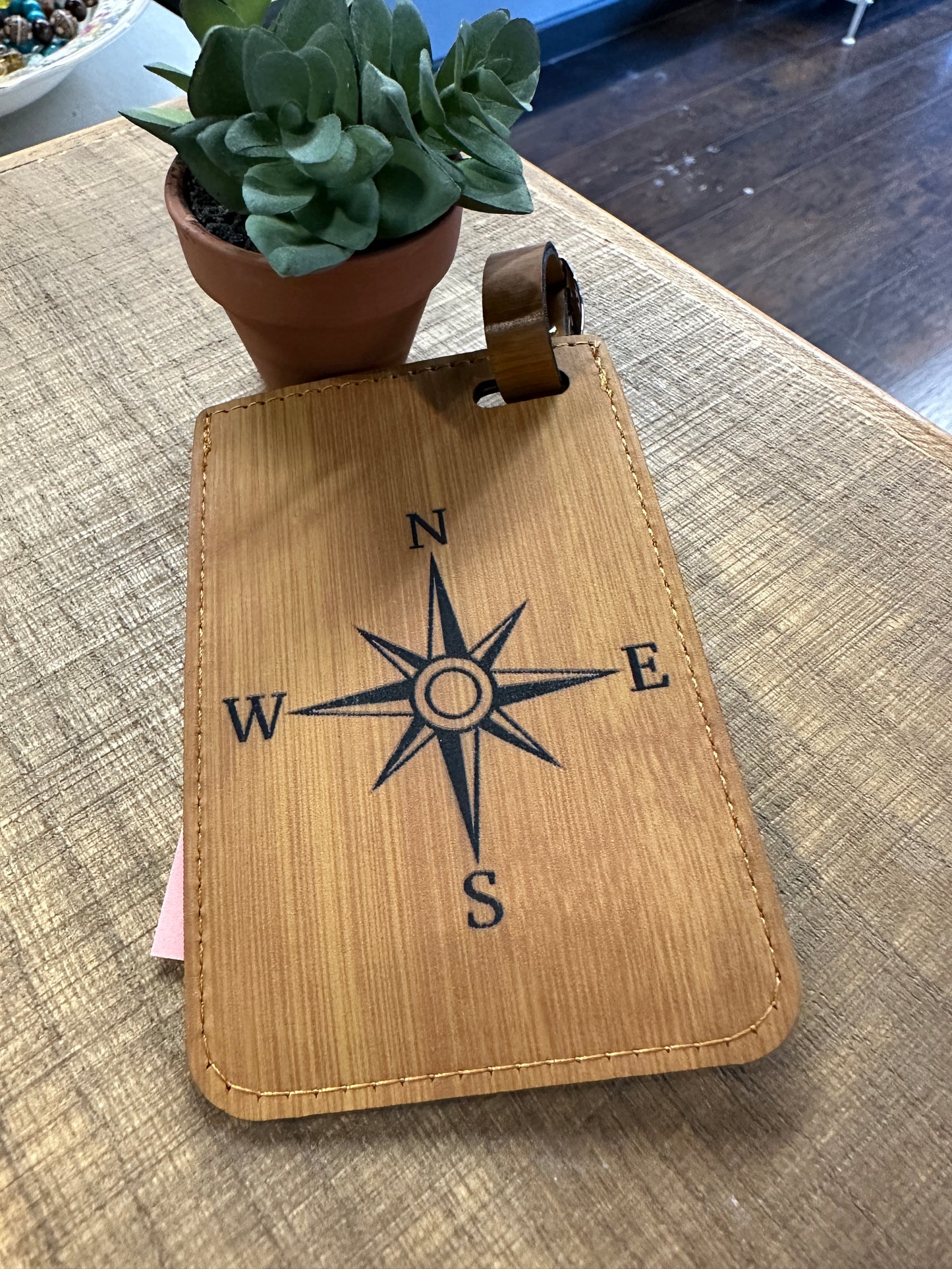 Compass Luggage Tag