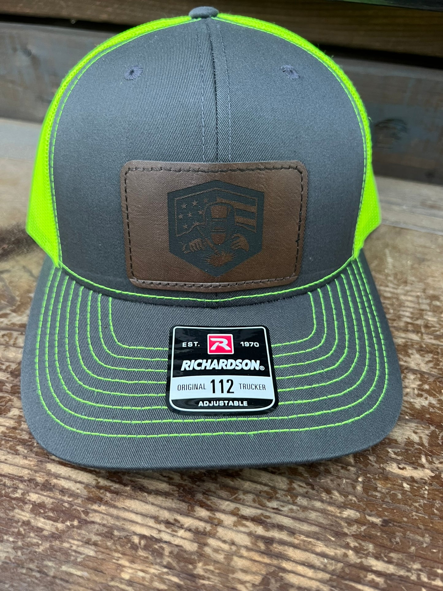 American Flag Welder Men's Richardson 112 Trucker Hat