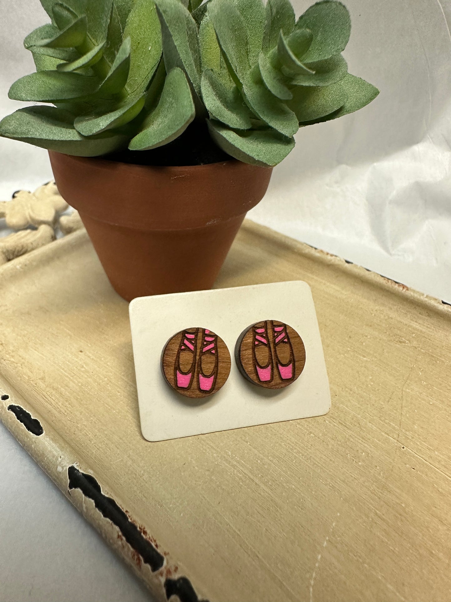 Ballet Shoes Studs