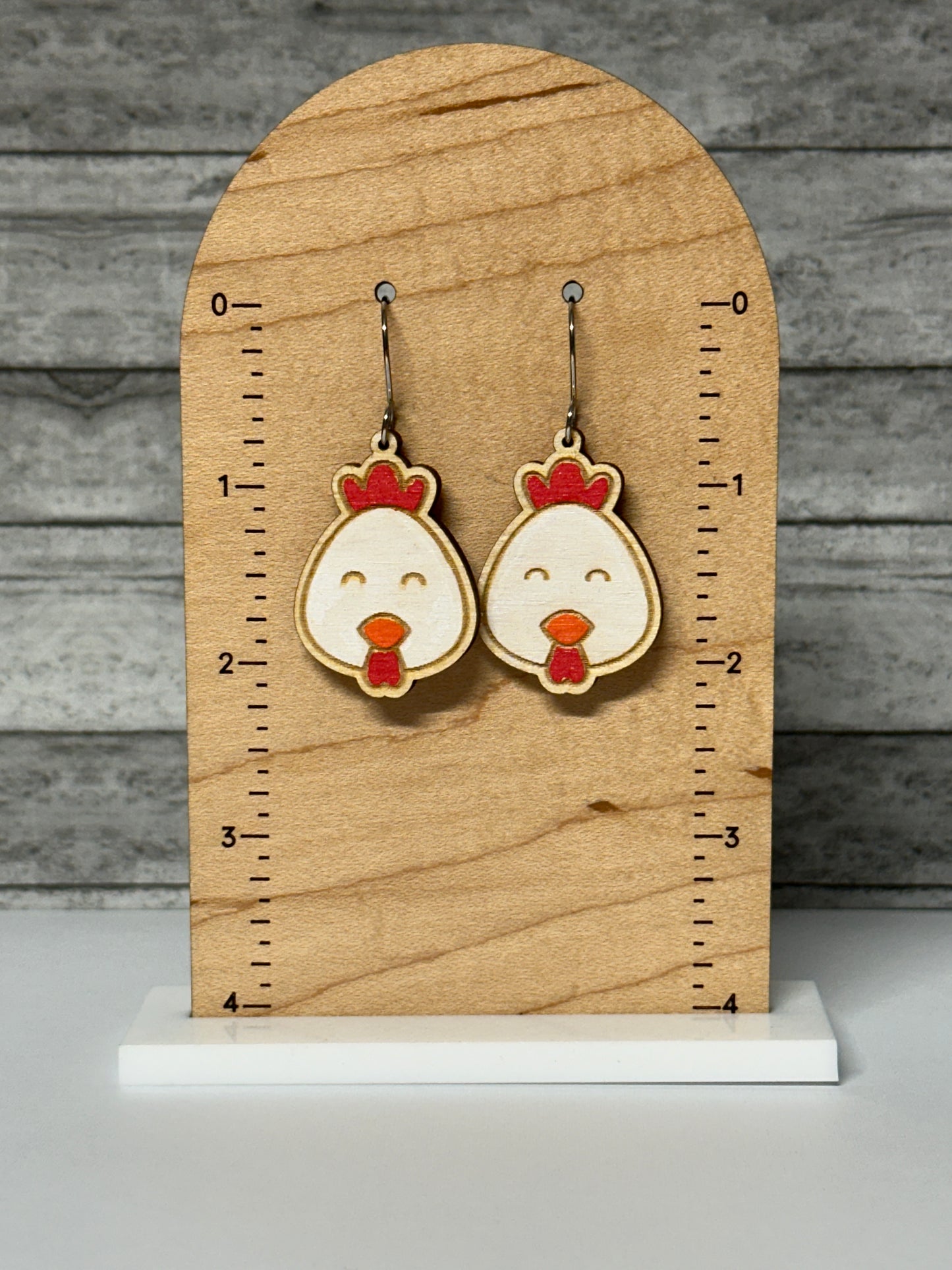 Look at all of those Chickens Dangle Earrings