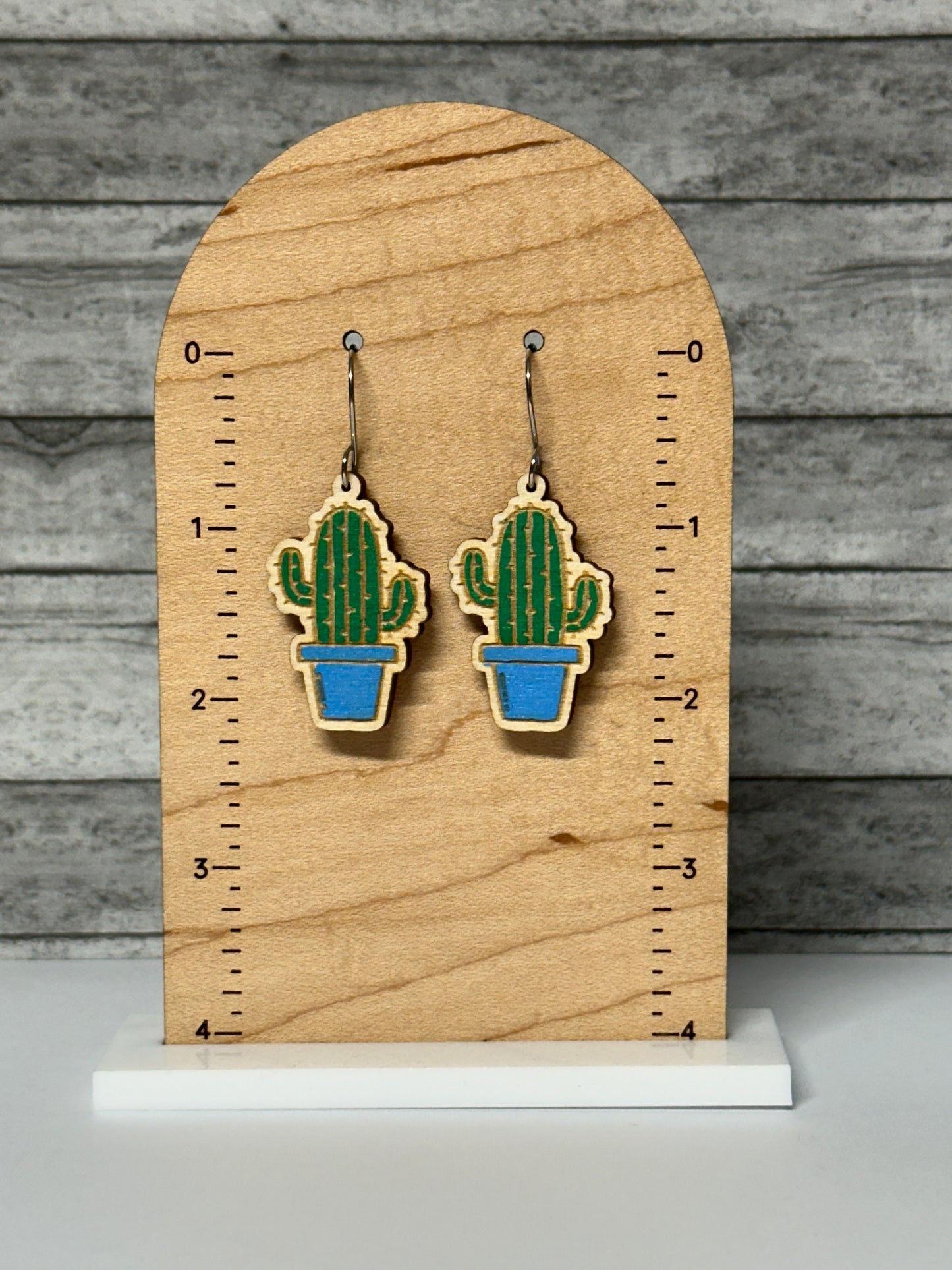 Stuck on You Cactus Dangle Earrings