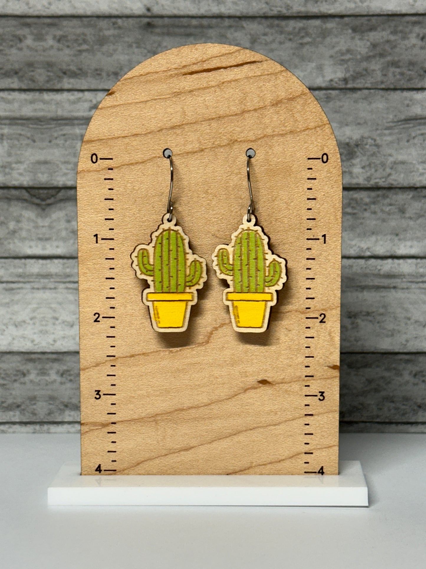 Stuck on You Cactus Dangle Earrings