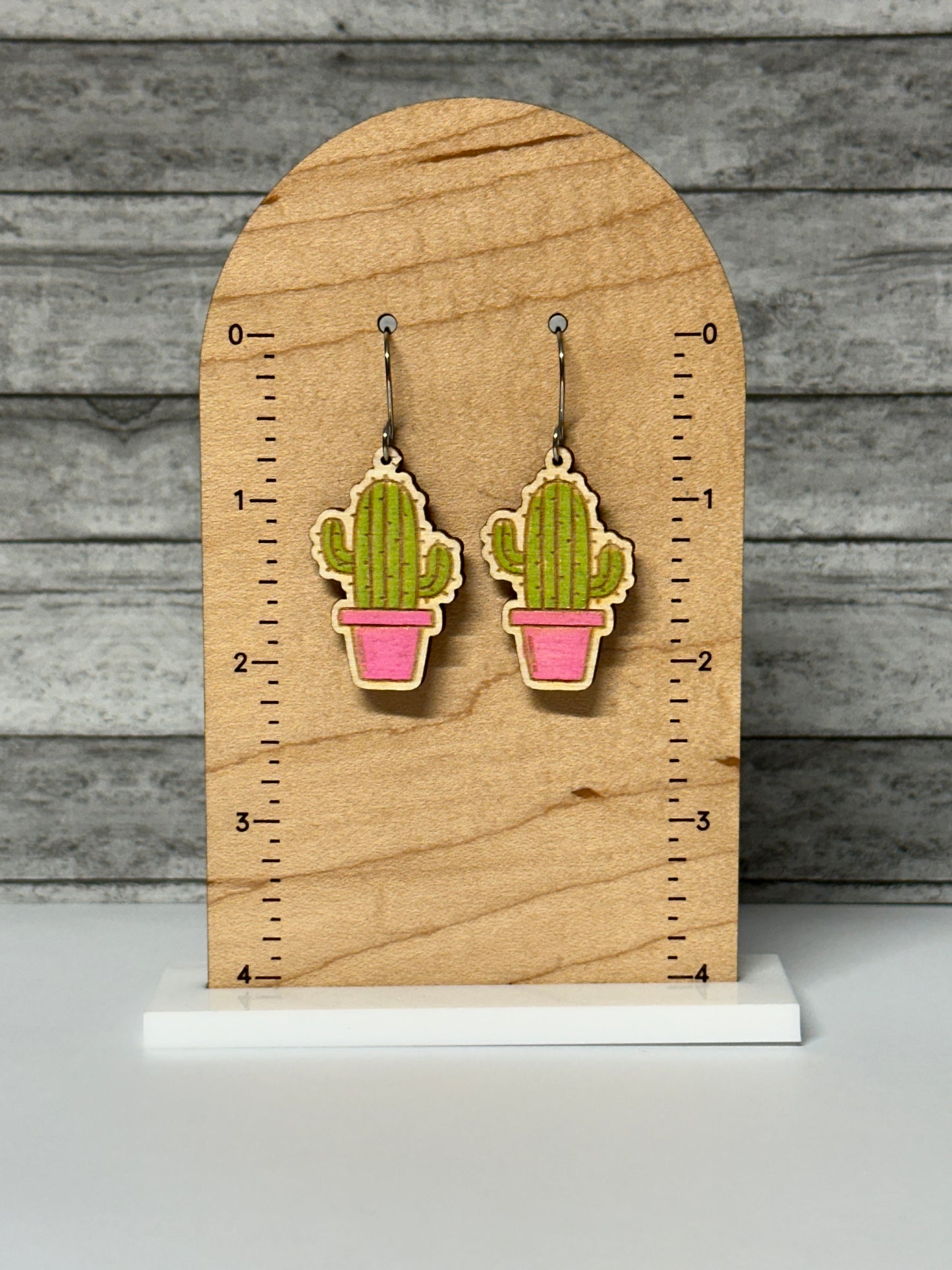 Stuck on You Cactus Dangle Earrings