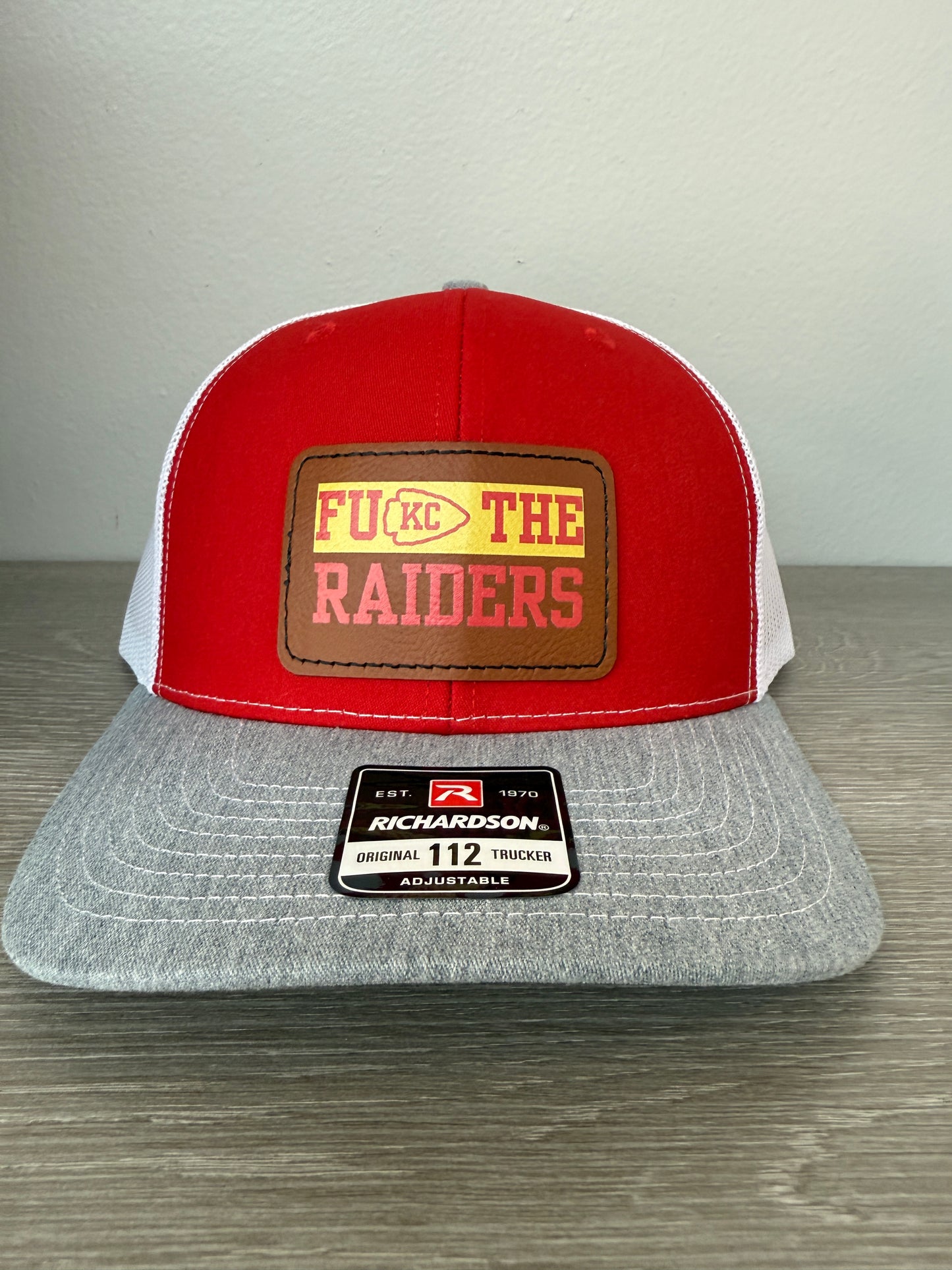 FU KC The Raiders Men's Richardson 112 Trucker Hat