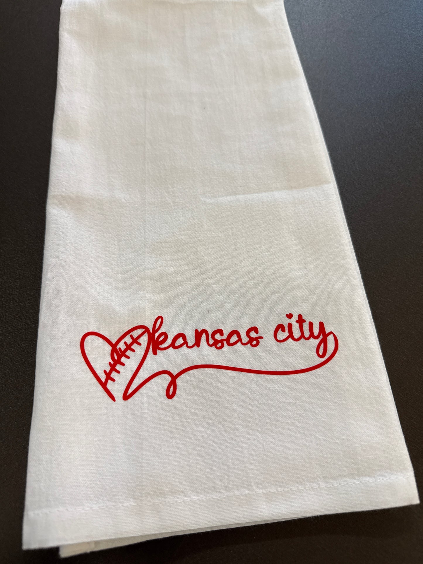 Kansas City Football Tea Towel | KC Gifts | Kansas City Souvenirs