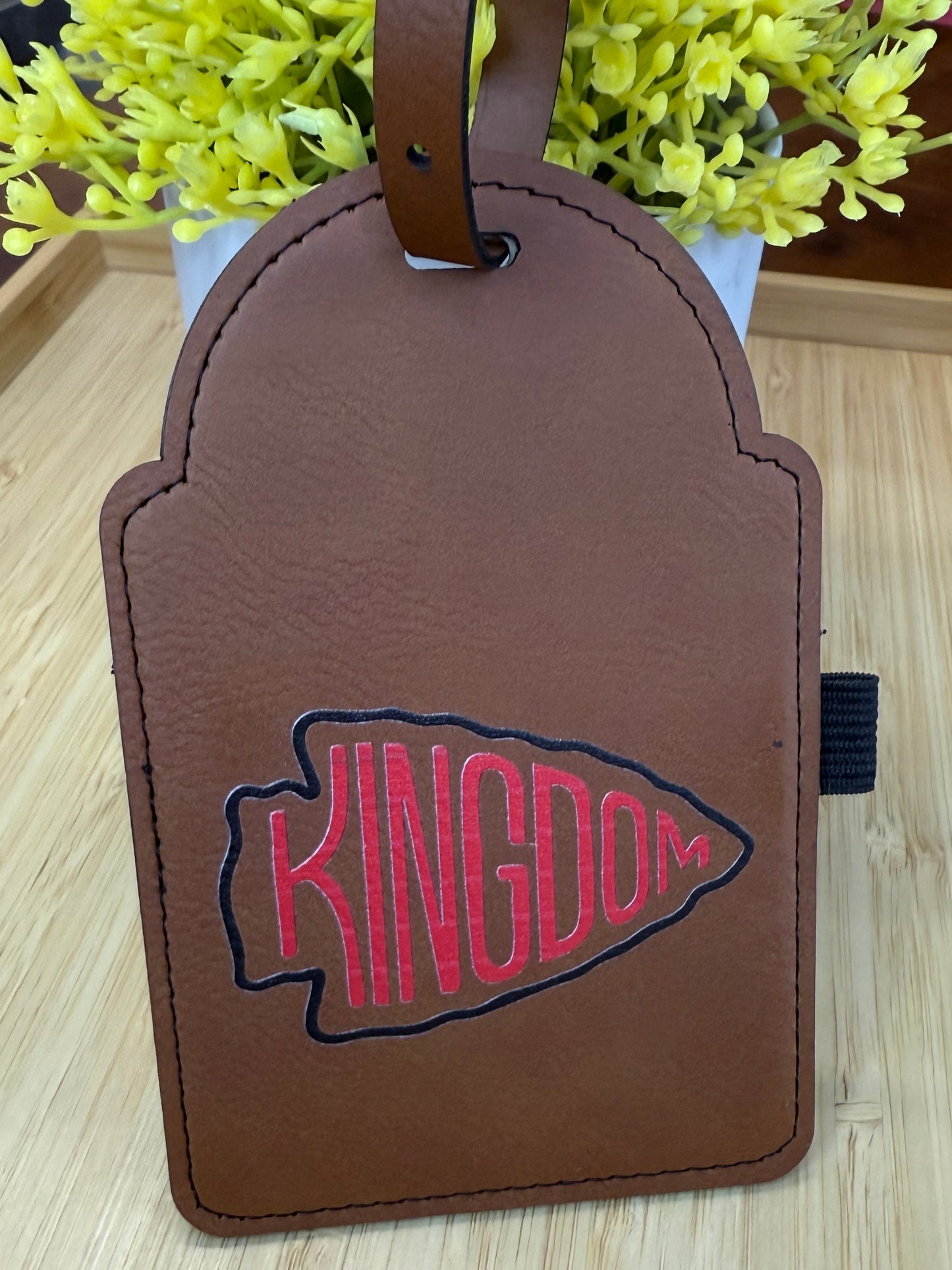 UV Printed Arrowhead Kingdom Golf Bag Tag