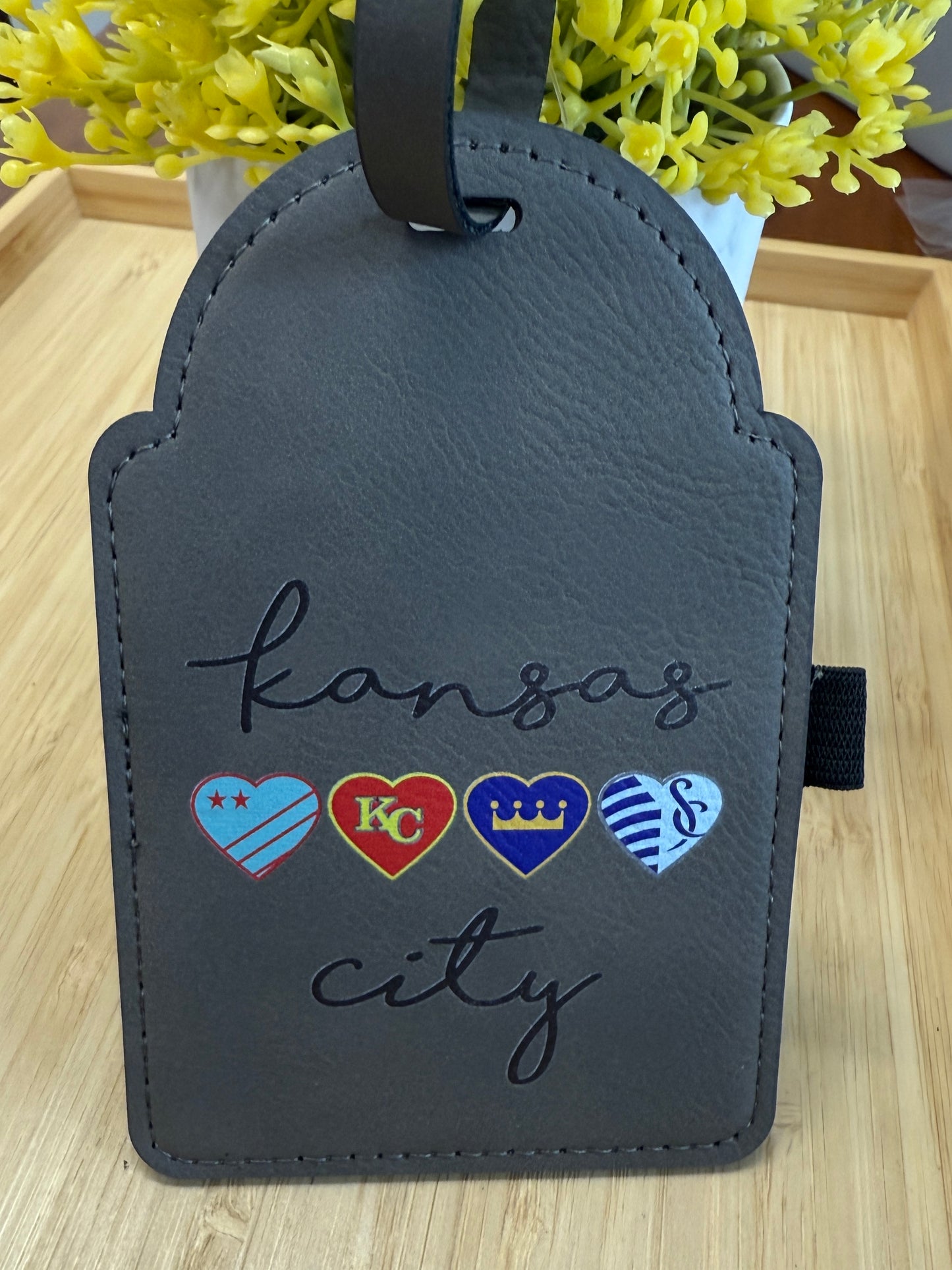 UV Printed Kansas City Sports Golf Bag Tag