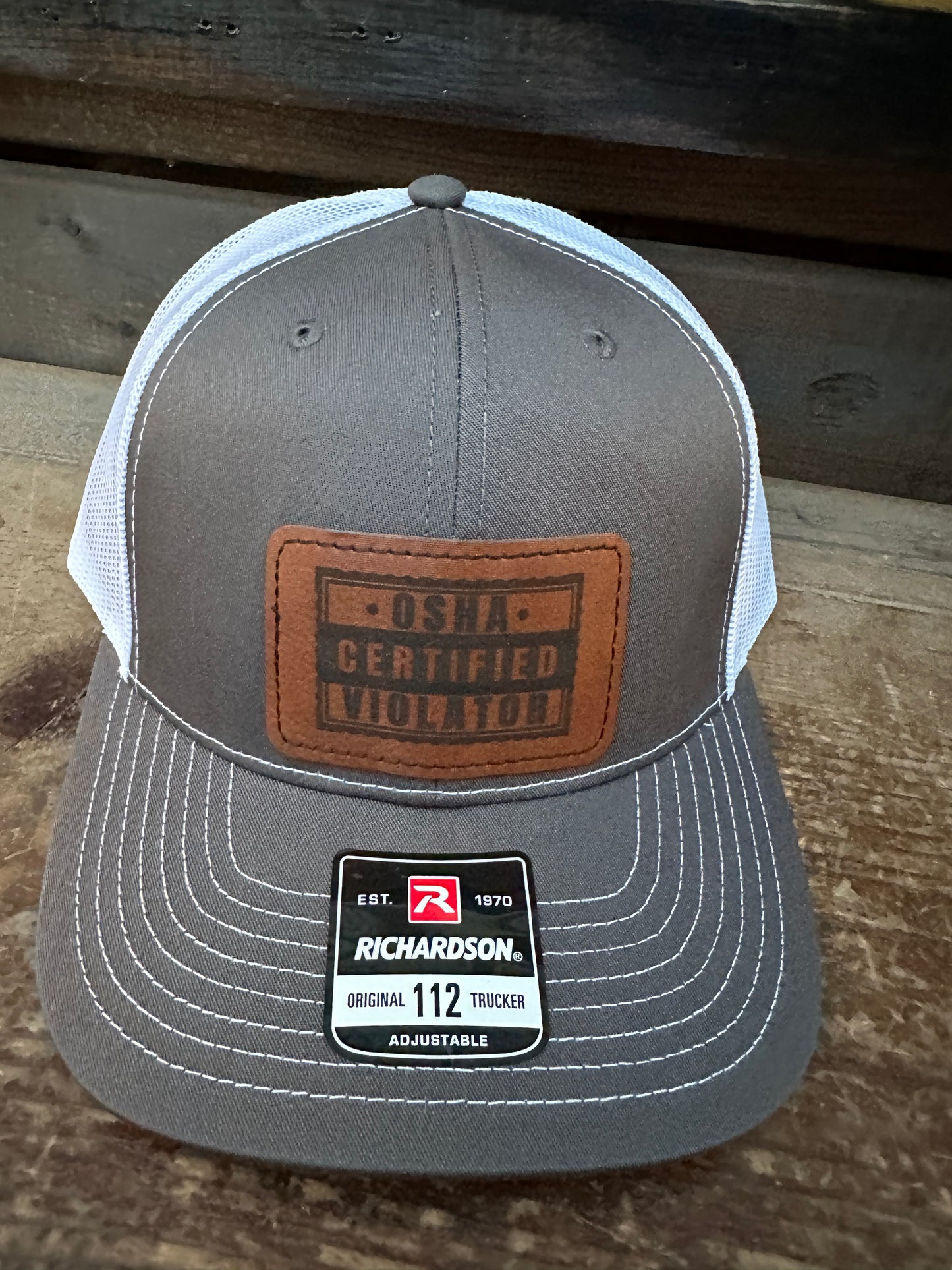 Certified Osha Violator Men's Richardson 112 Trucker Hat