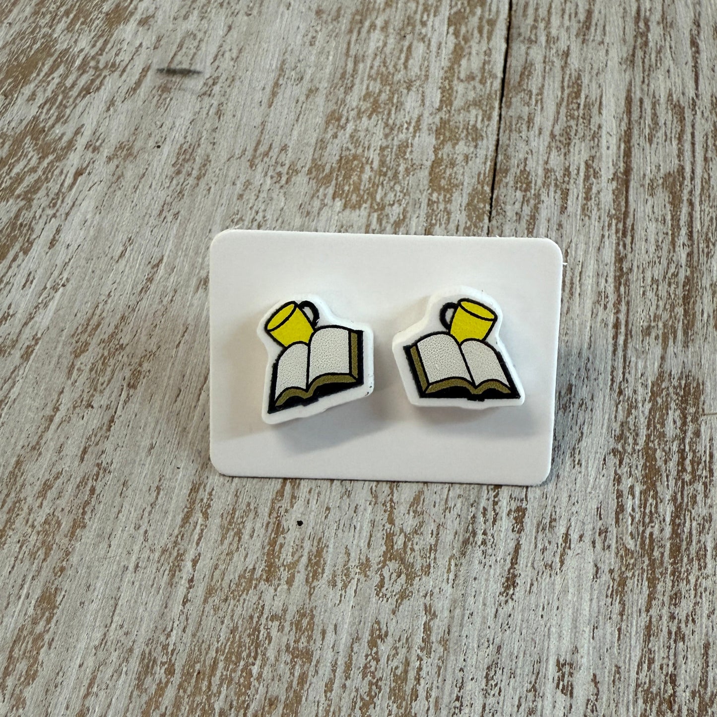 Brew & Books Studs