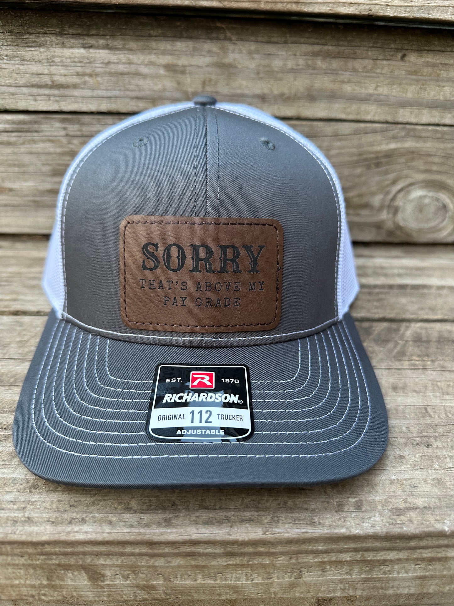 Above My Paygrade Men's Richardson 112 Trucker Hat