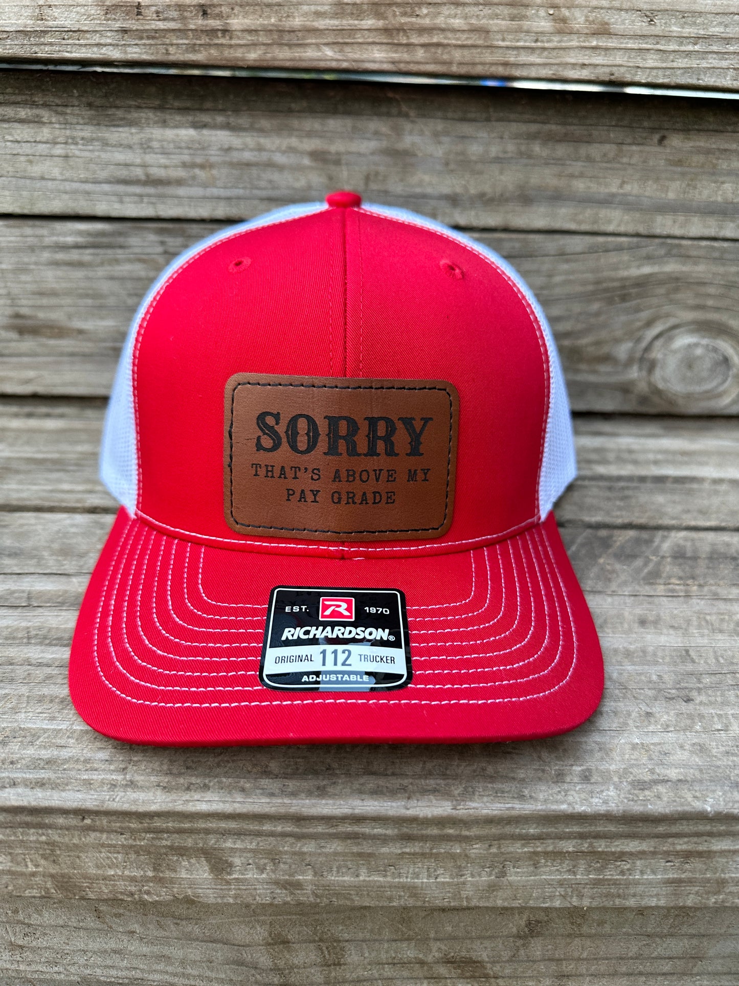 Above My Paygrade Men's Richardson 112 Trucker Hat