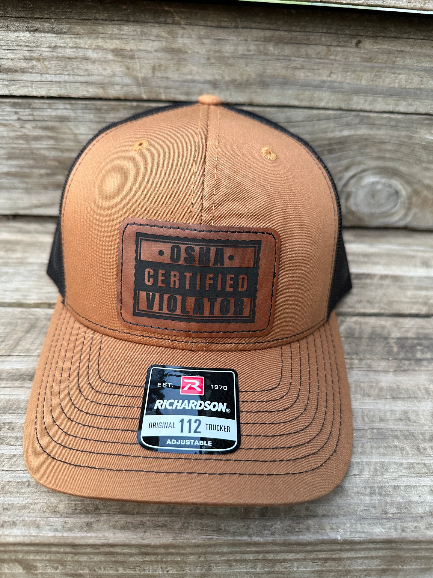 Certified Osha Violator Men's Richardson 112 Trucker Hat