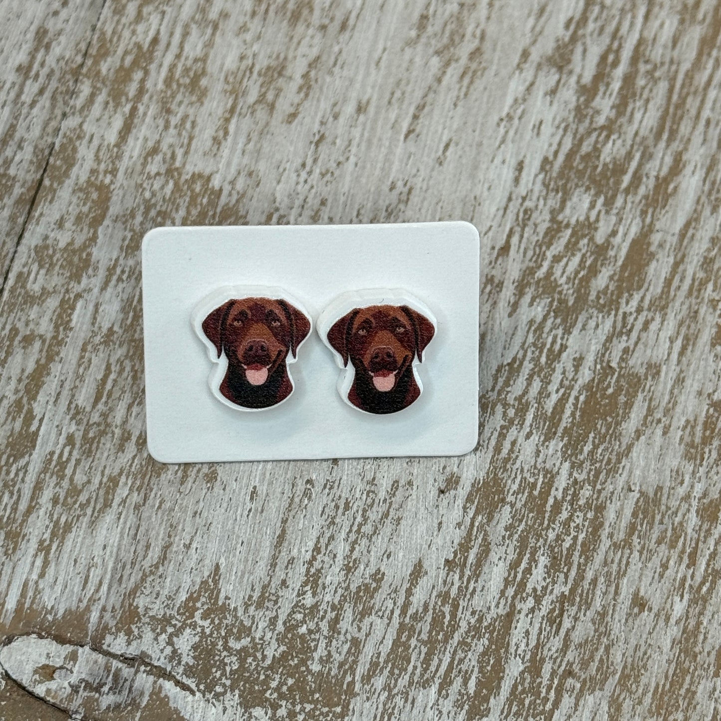 UV Printed Chocolate Charmers Acrylic Stud Earrings