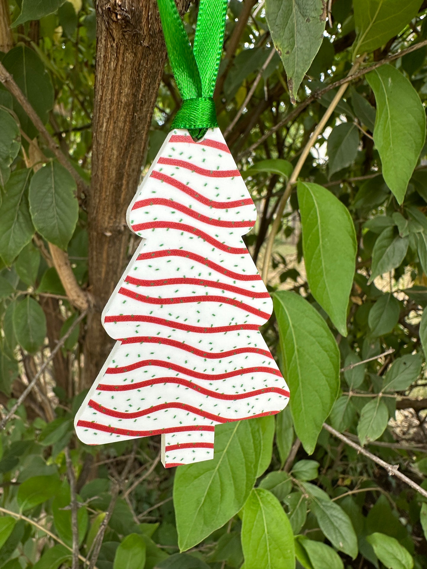 Christmas Tree Cake Ornament
