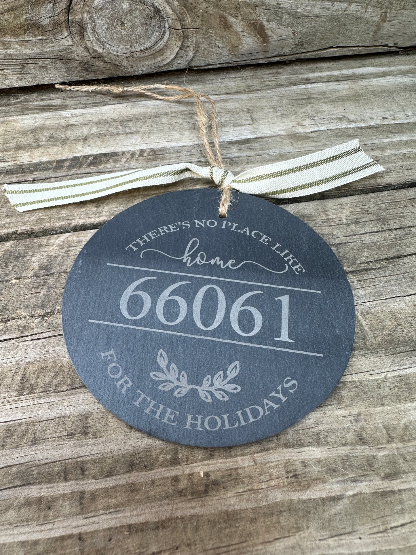 No Place Like Home Zip Code Ornament