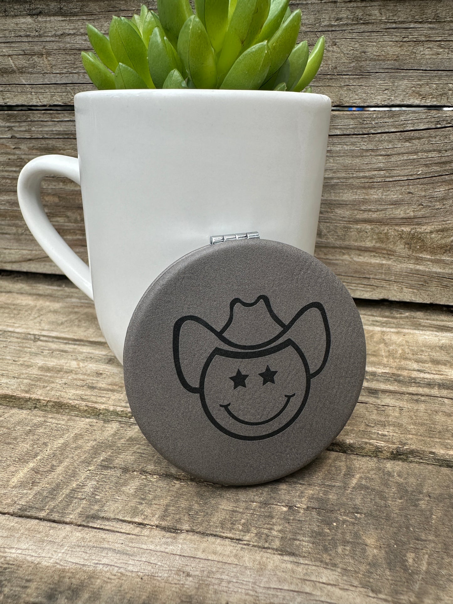 Pink Pony Club Inspired Compact Mirror