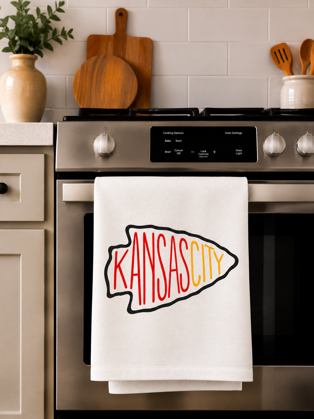 Kansas City Ombre Tea Towel