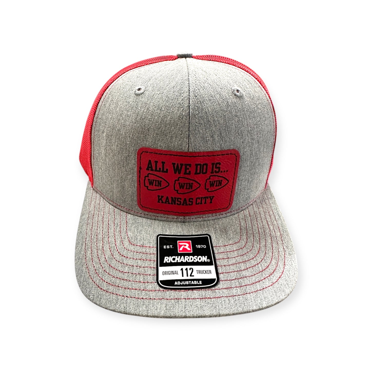 All We Do Is Win KC Men's Richardson 112 Trucker Hat