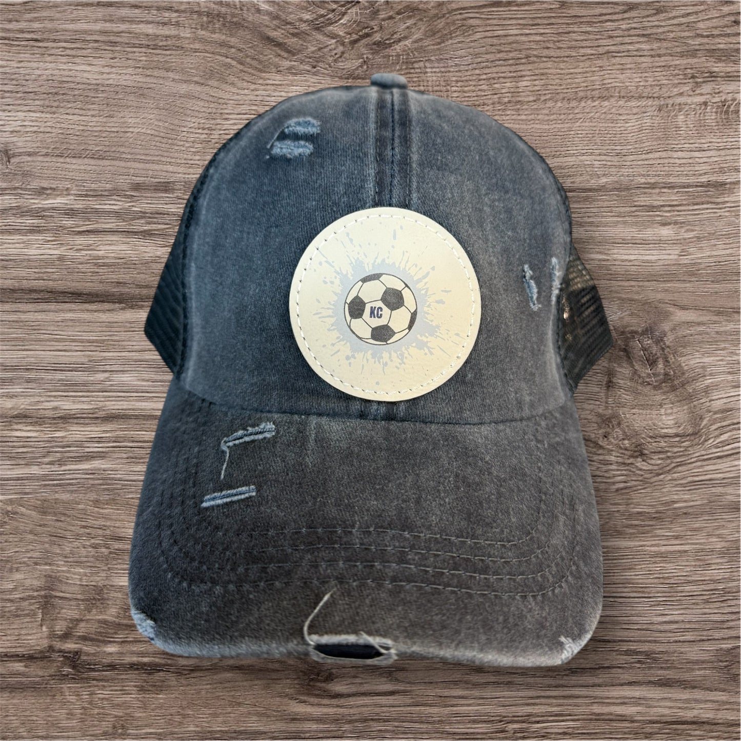 UV Printed KC Soccer Splash Women's Criss Cross Hat