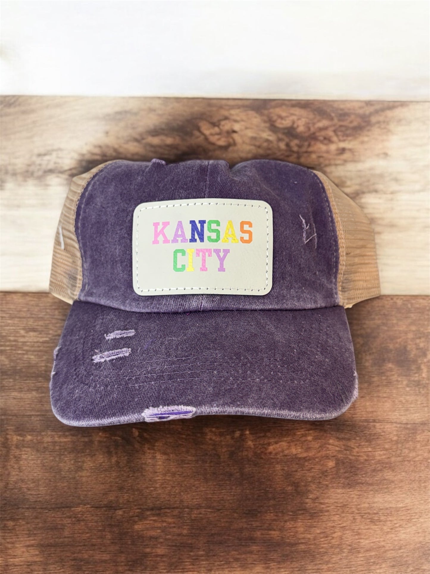 UV Printed Kansas City Women's Criss Cross Hat