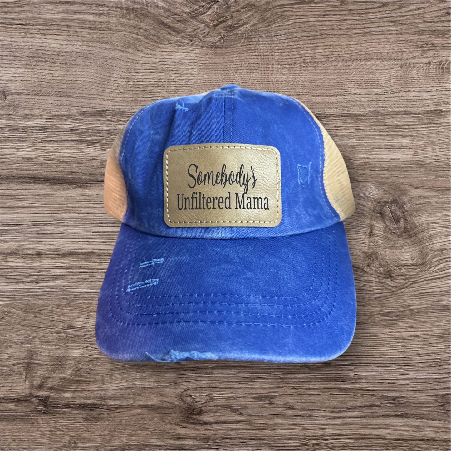 Somebody's Unfiltered Mama Women's Criss Cross Hat
