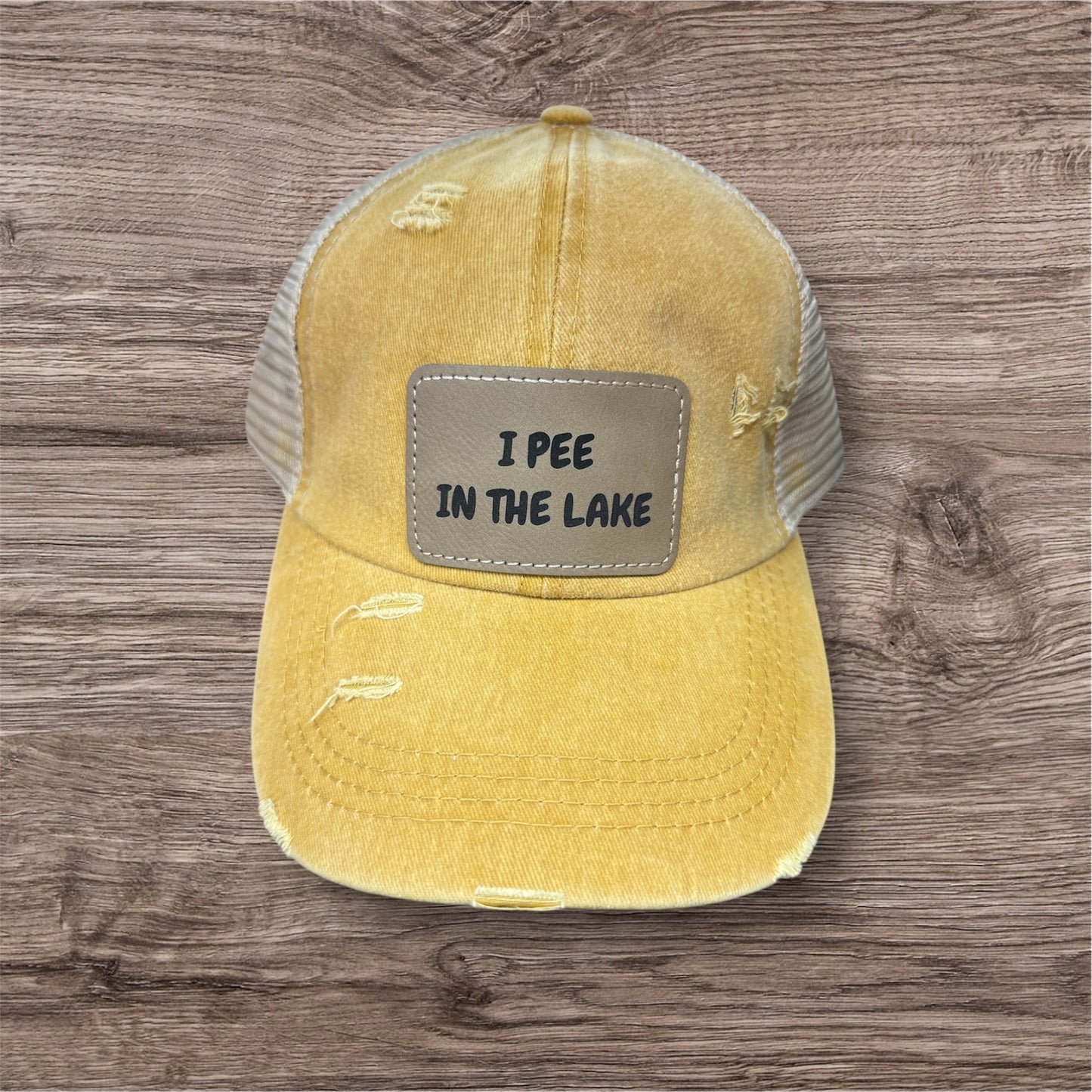 I Pee In The Lake Criss Cross Hat