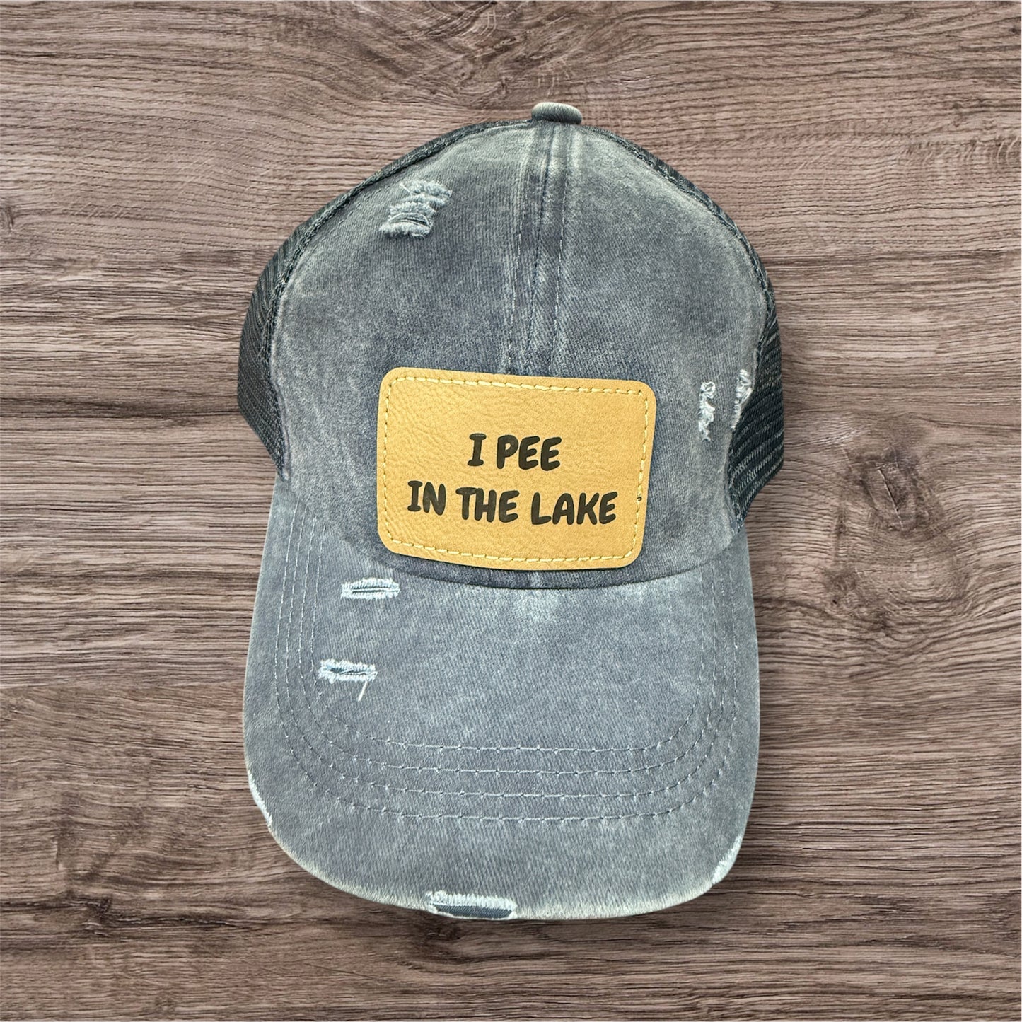 I Pee In The Lake Criss Cross Hat