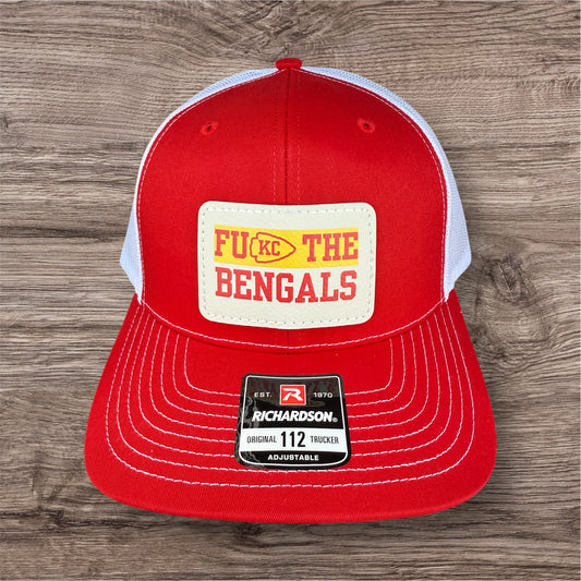 UV Printed FU KC The Bengals Men's Richardson 112 Trucker Hat