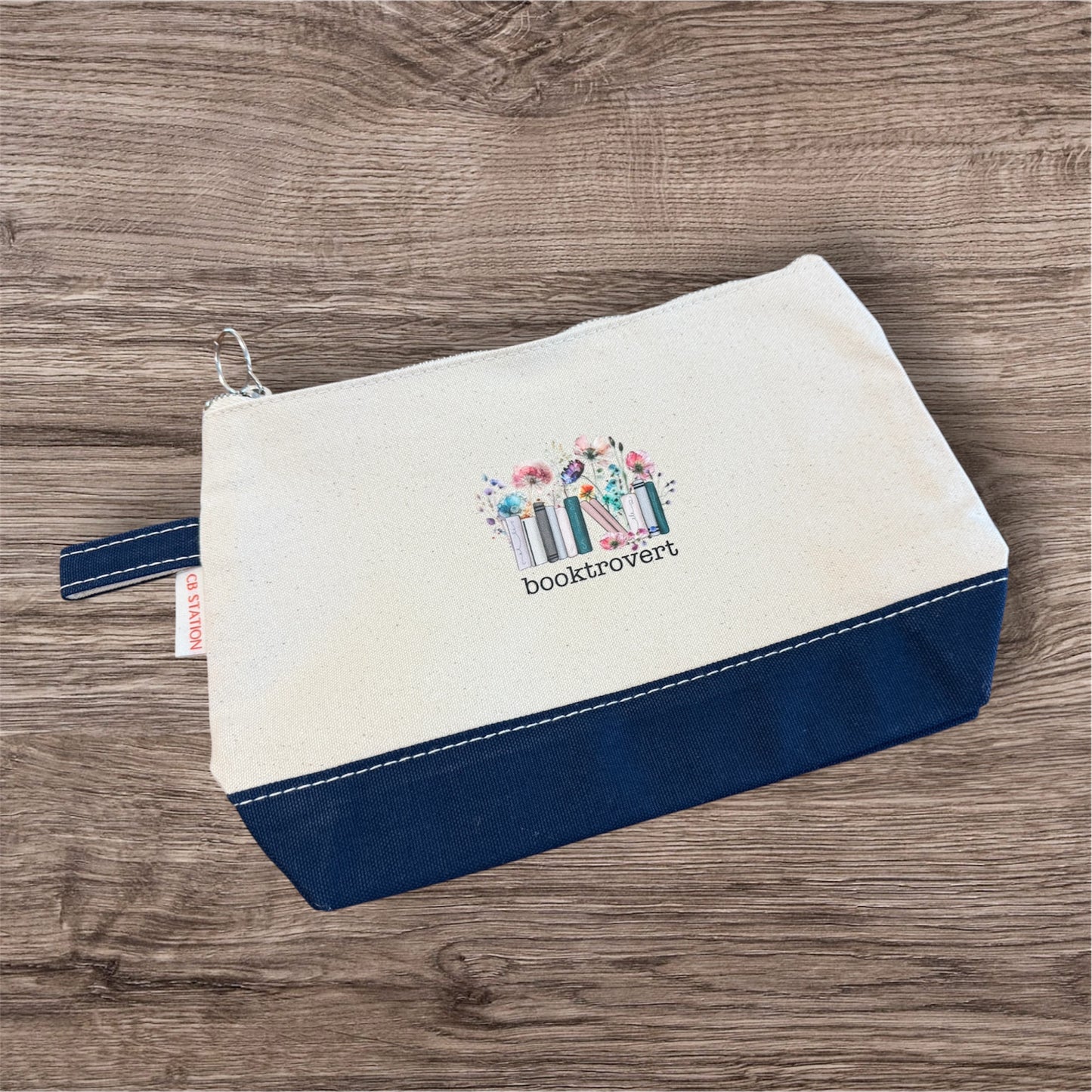 UV Printed Booktrovert Cosmetic Bag