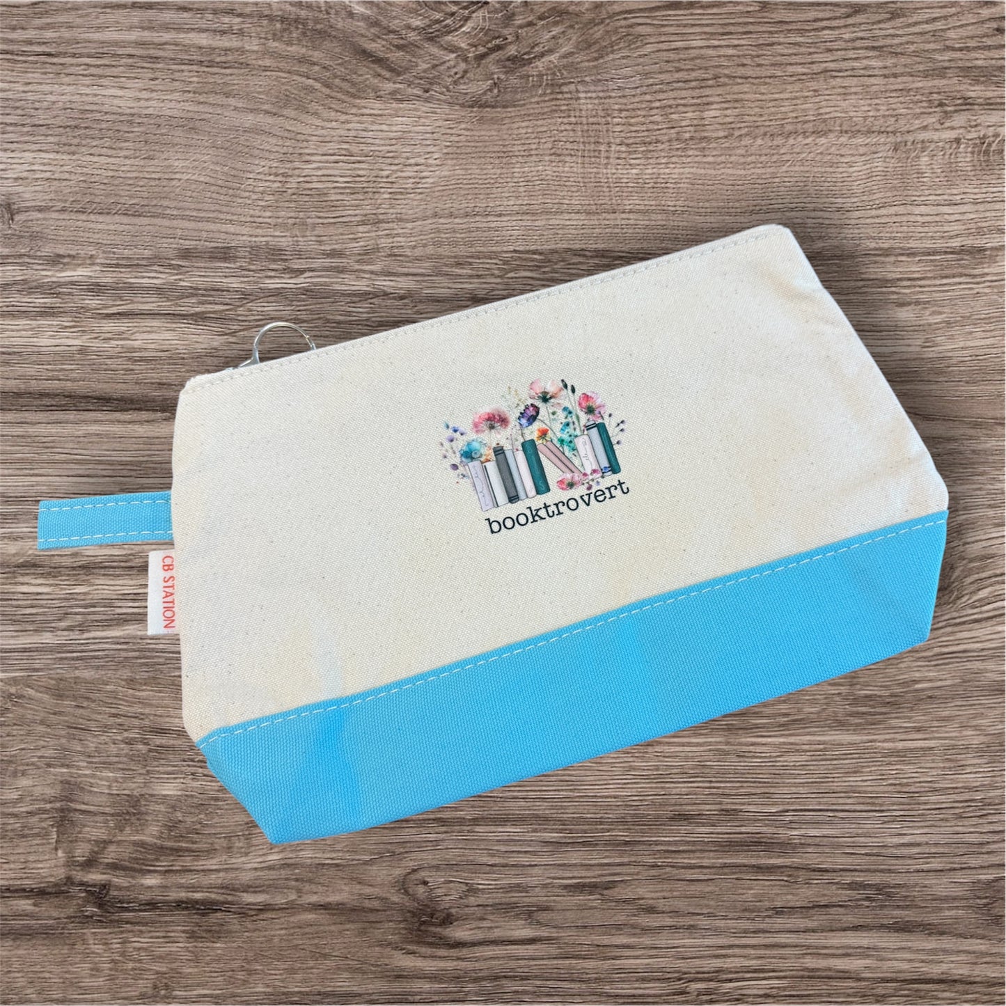 UV Printed Booktrovert Cosmetic Bag