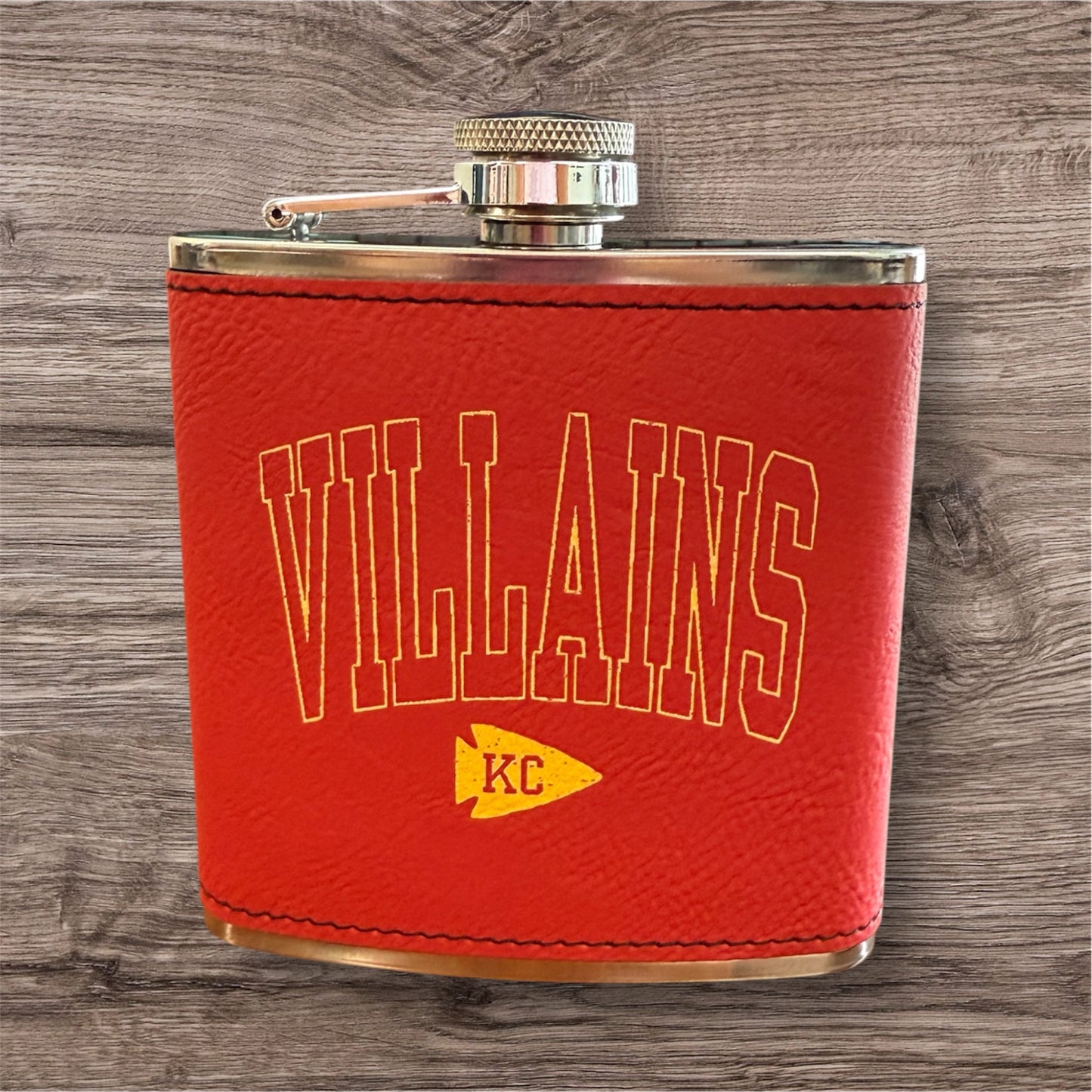 UV Printed Villains 6 oz Flask