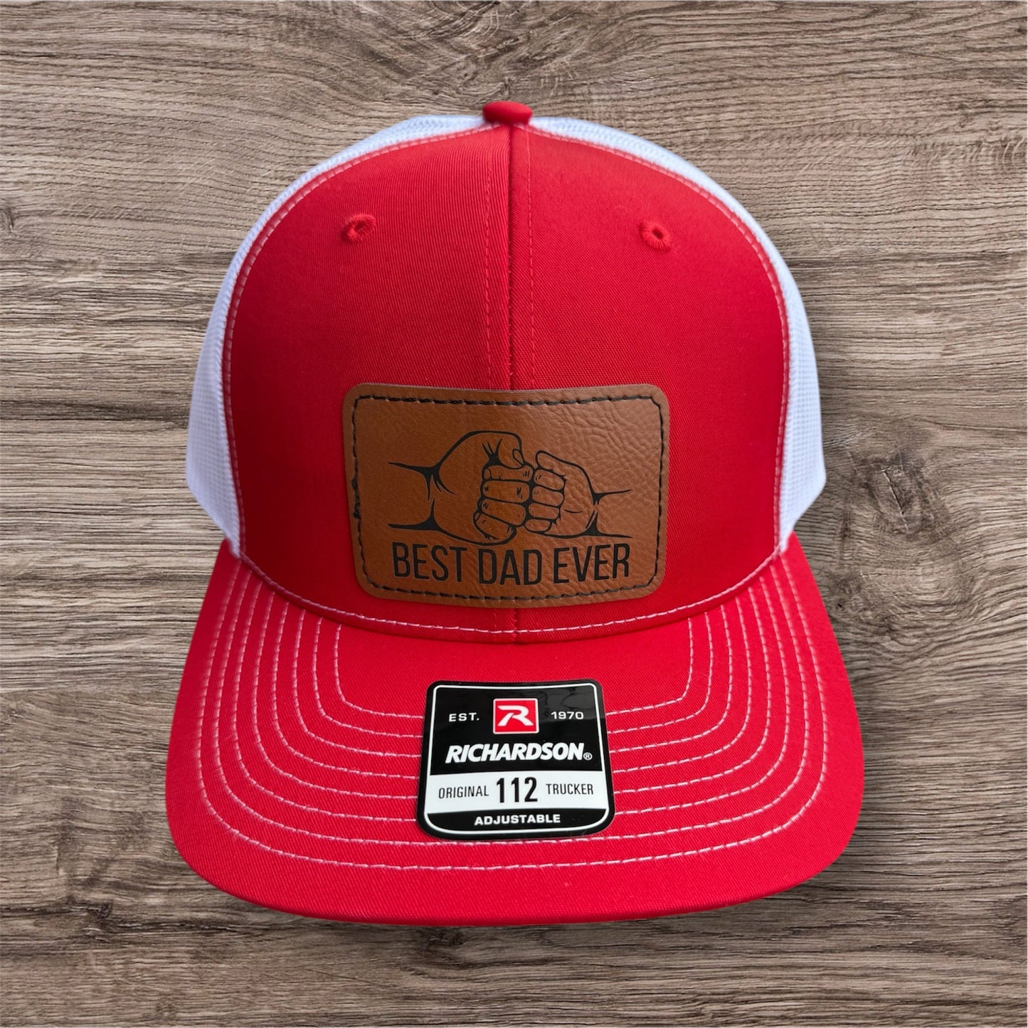 Best Dad Ever Men's Richardson 112 Trucker Hat
