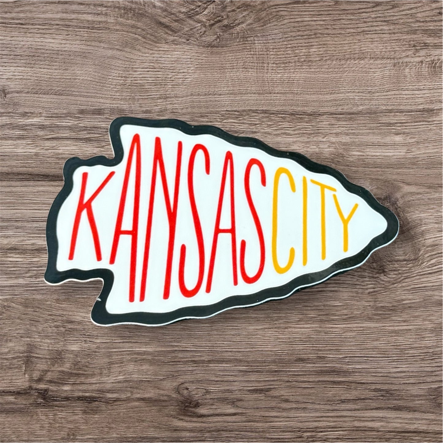 Kansas City Arrowhead Sticker