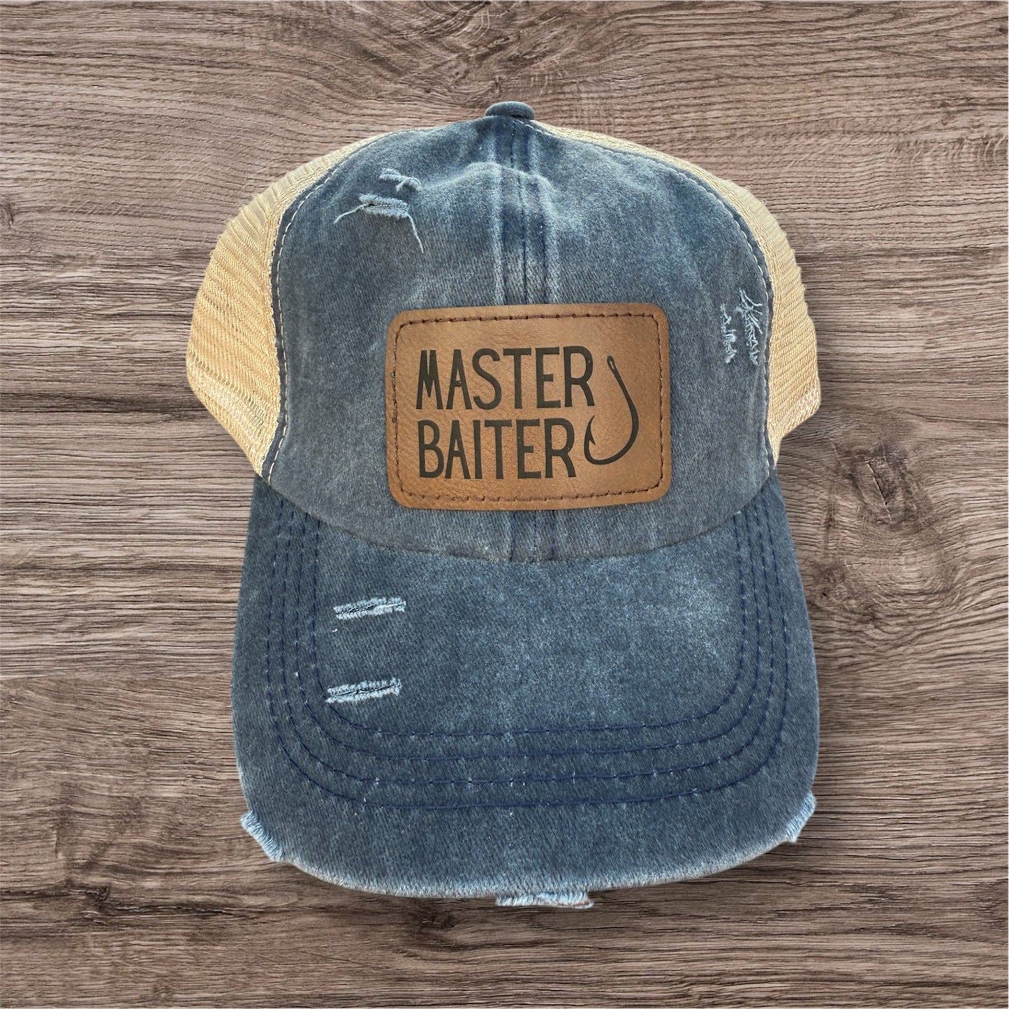 Engraved Master Baiter Women's Criss Cross Hat