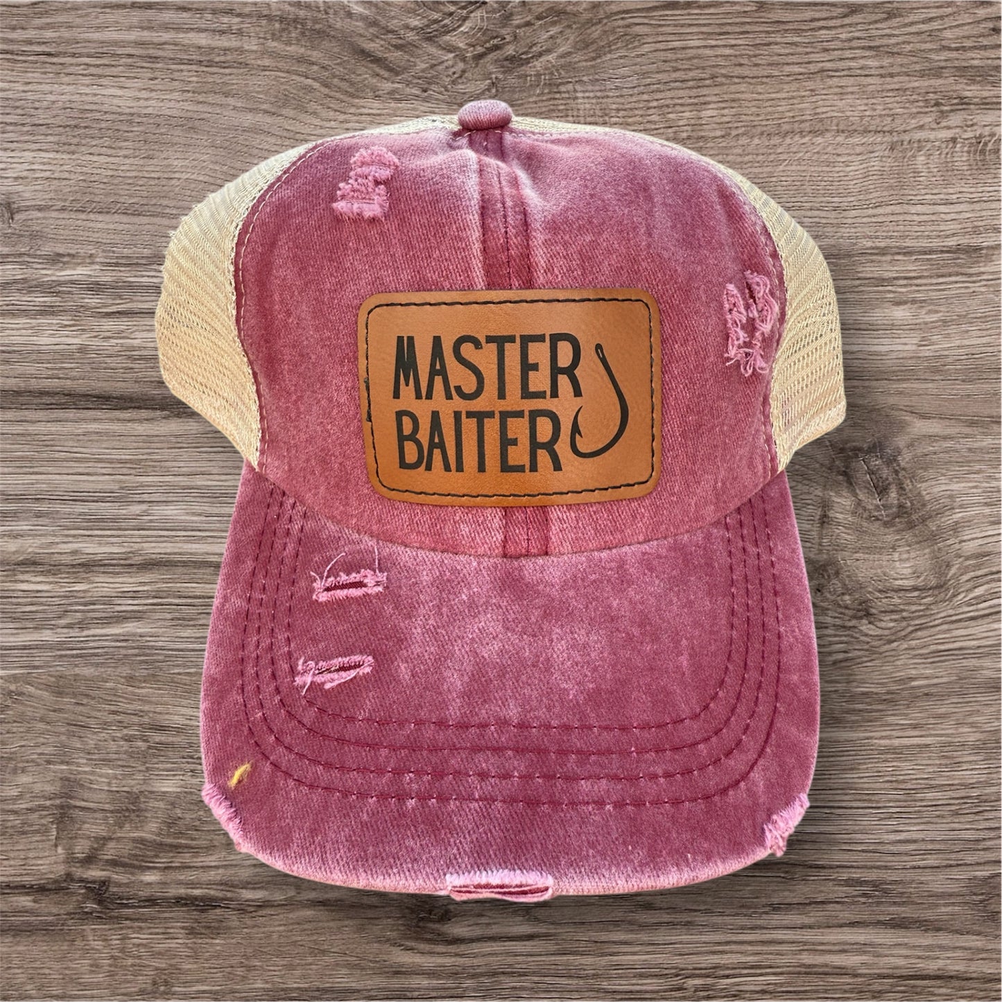 Engraved Master Baiter Women's Criss Cross Hat
